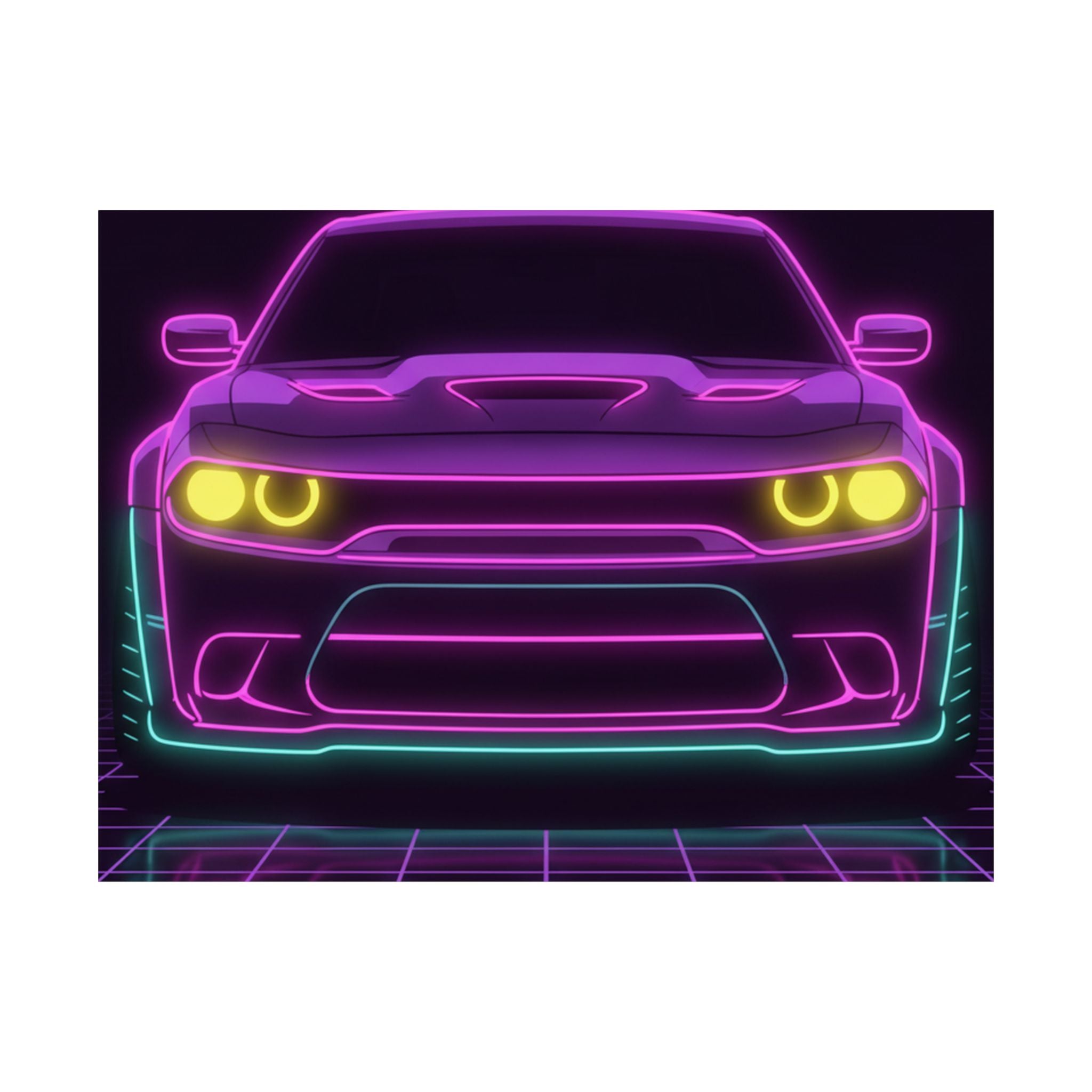 Dodge Challenger SRT Hellcat Poster