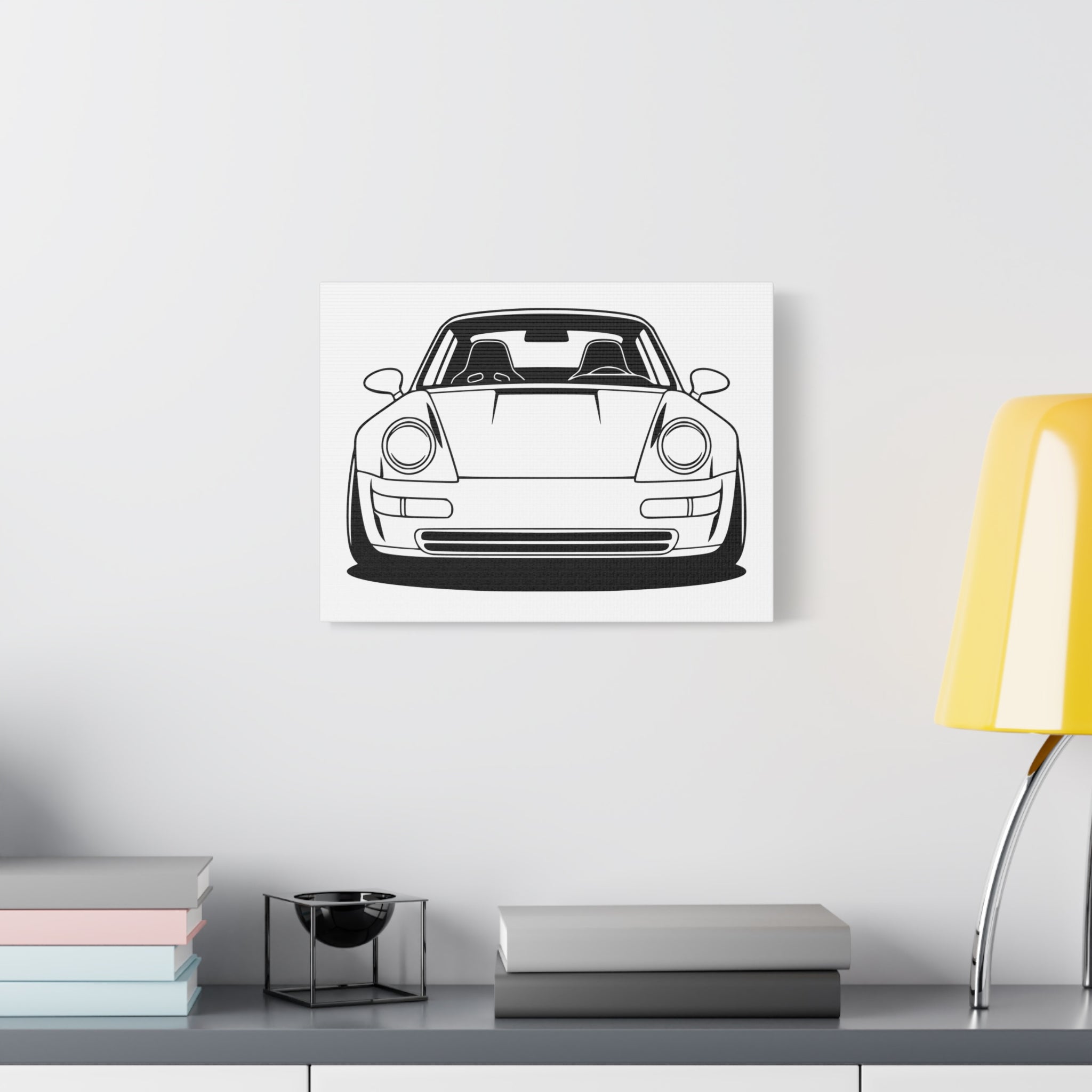 Porsche 964 Singer Canvas Wall Art