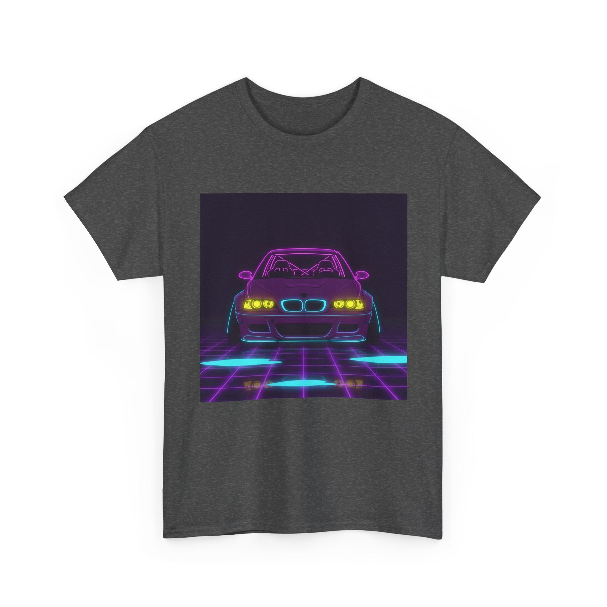 BMW E46 M3 (2000-06) Neon Synthwave Unisex Tee