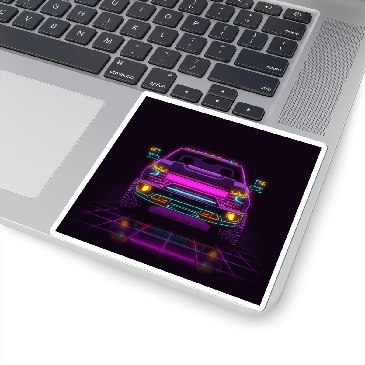 Chevy Silverado Trail Boss (2019+) Neon Synthwave Sticker