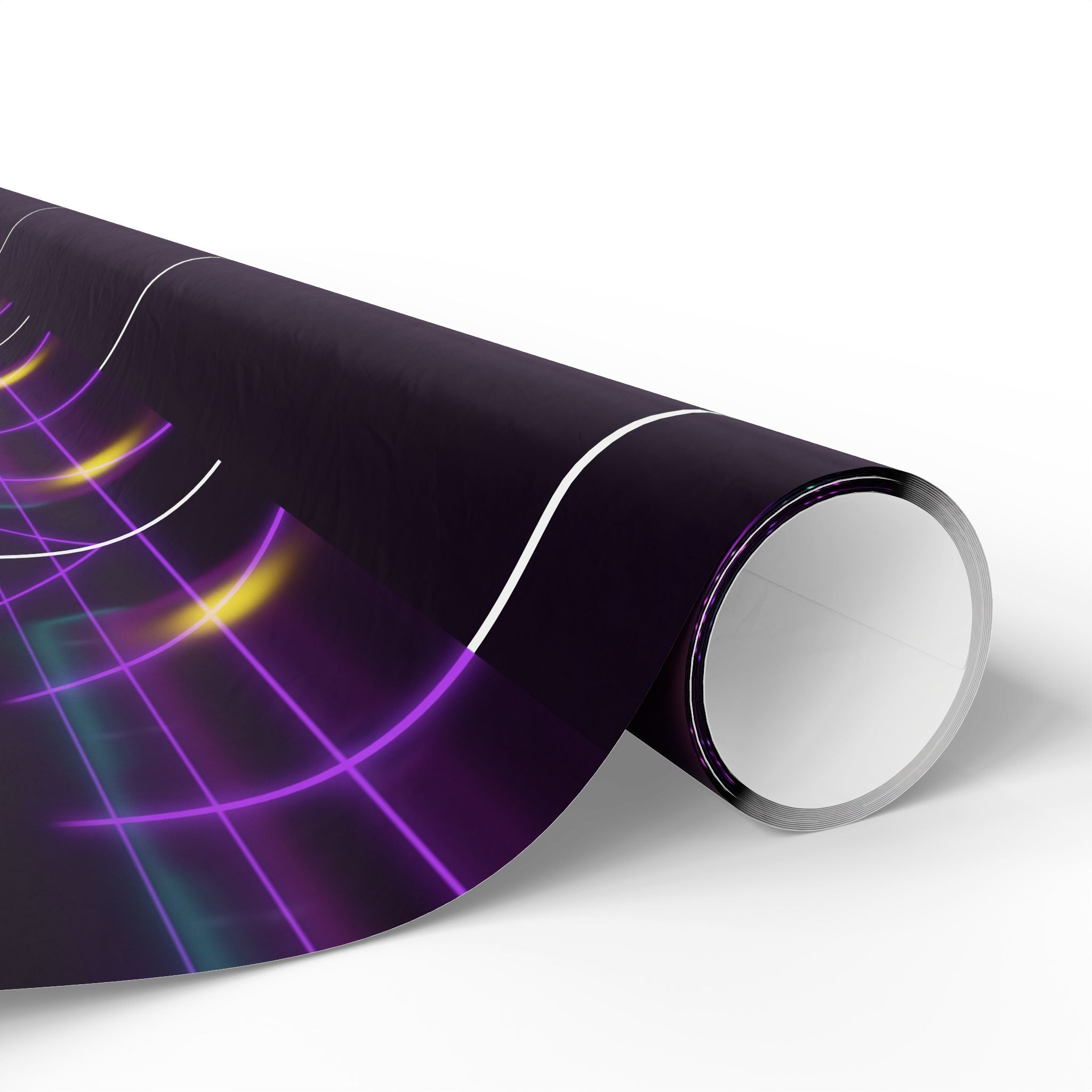 Chevy C10 Pickup (1967-72) Pro-Touring Neon Synthwave Gift Wrapping Paper