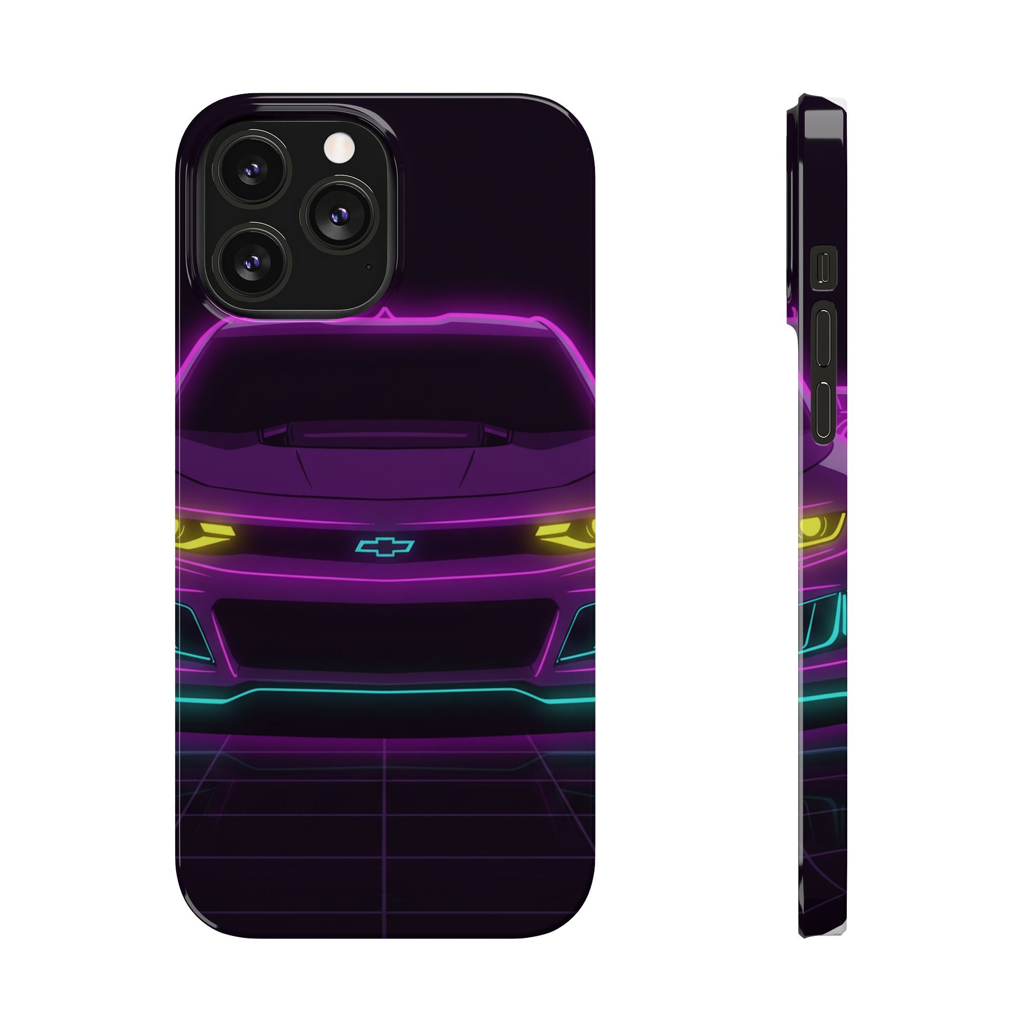Chevrolet Camaro ZL1 Neon Synthwave Phone Case