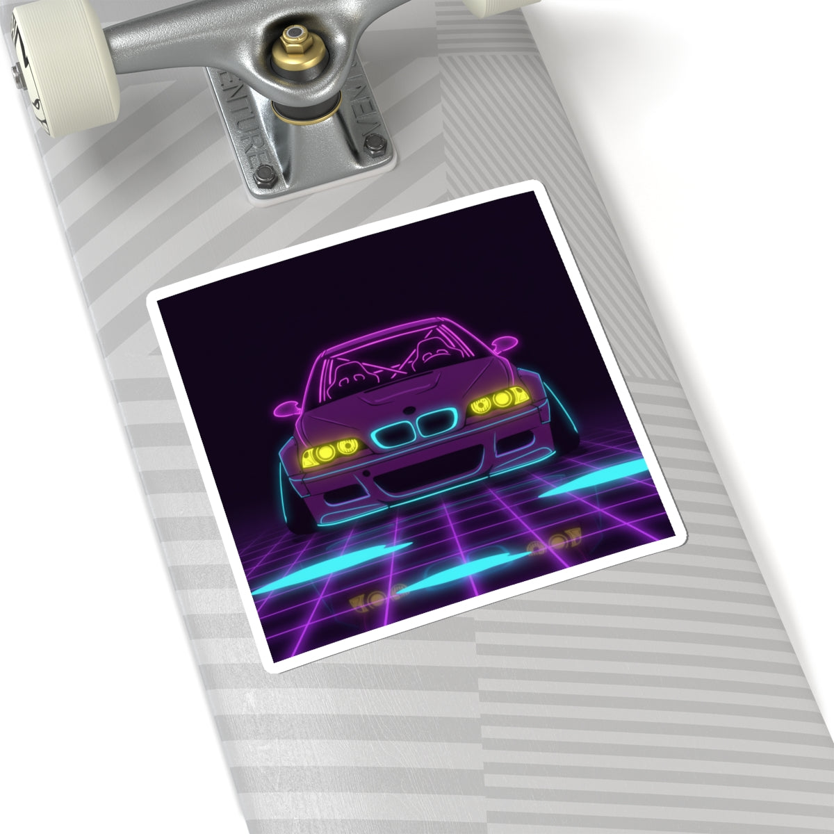 BMW E46 M3 (2000-06) Neon Synthwave Sticker