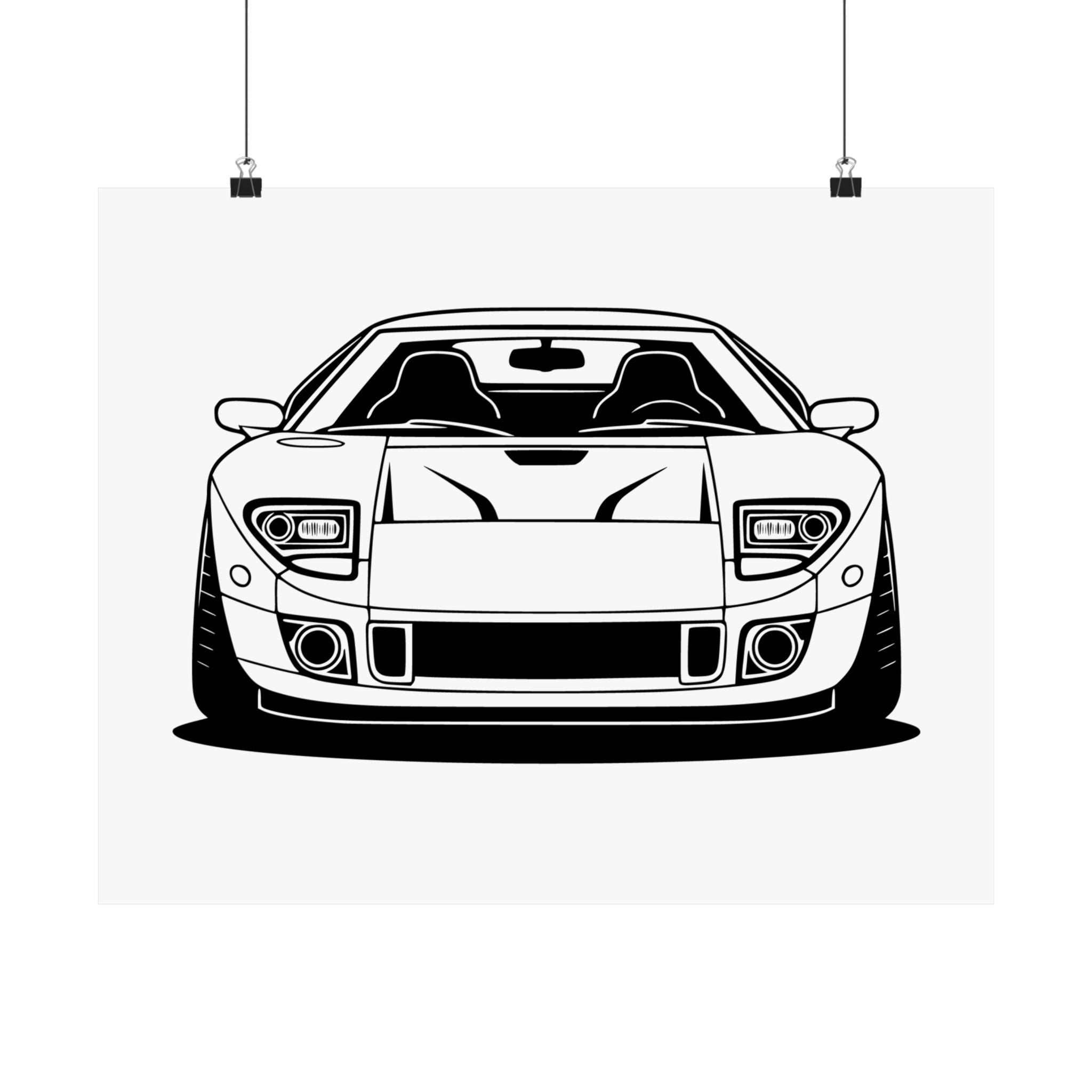 Ford GT40 (1964-69) Poster