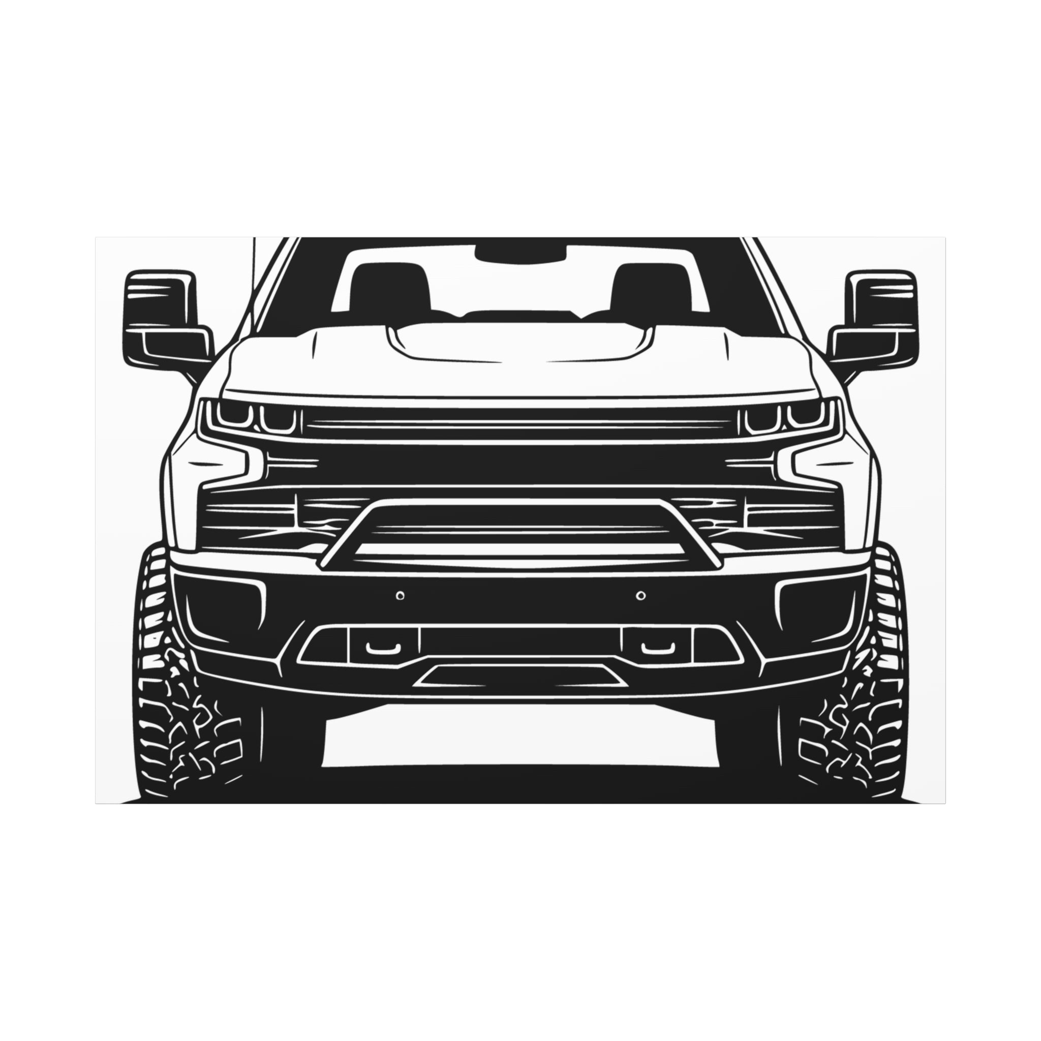 Chevy Silverado Trail Boss (2019+) Canvas Wall Art