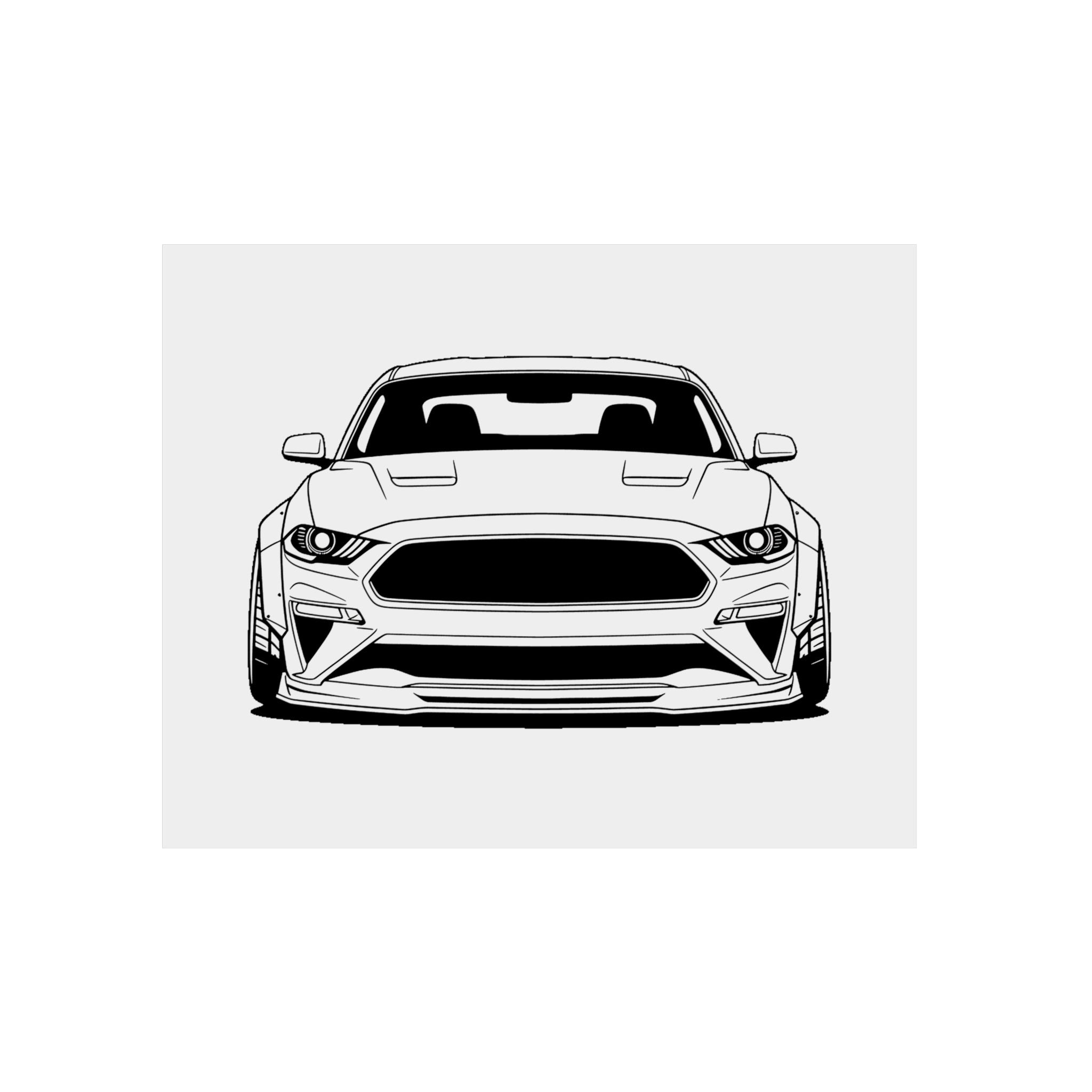 Ford Mustang GT (S650) Metal Wall Sign