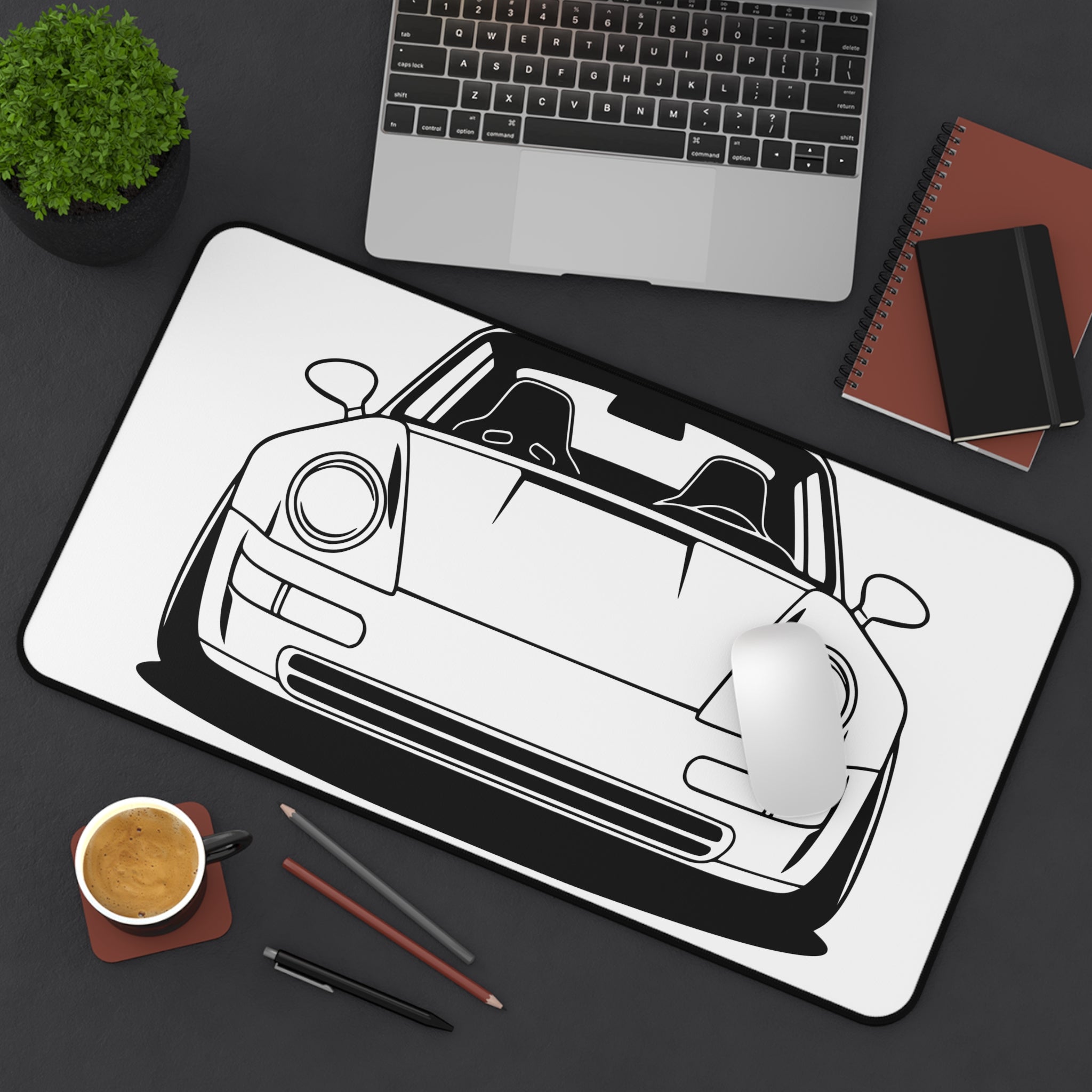Porsche 964 Singer Desk Mat
