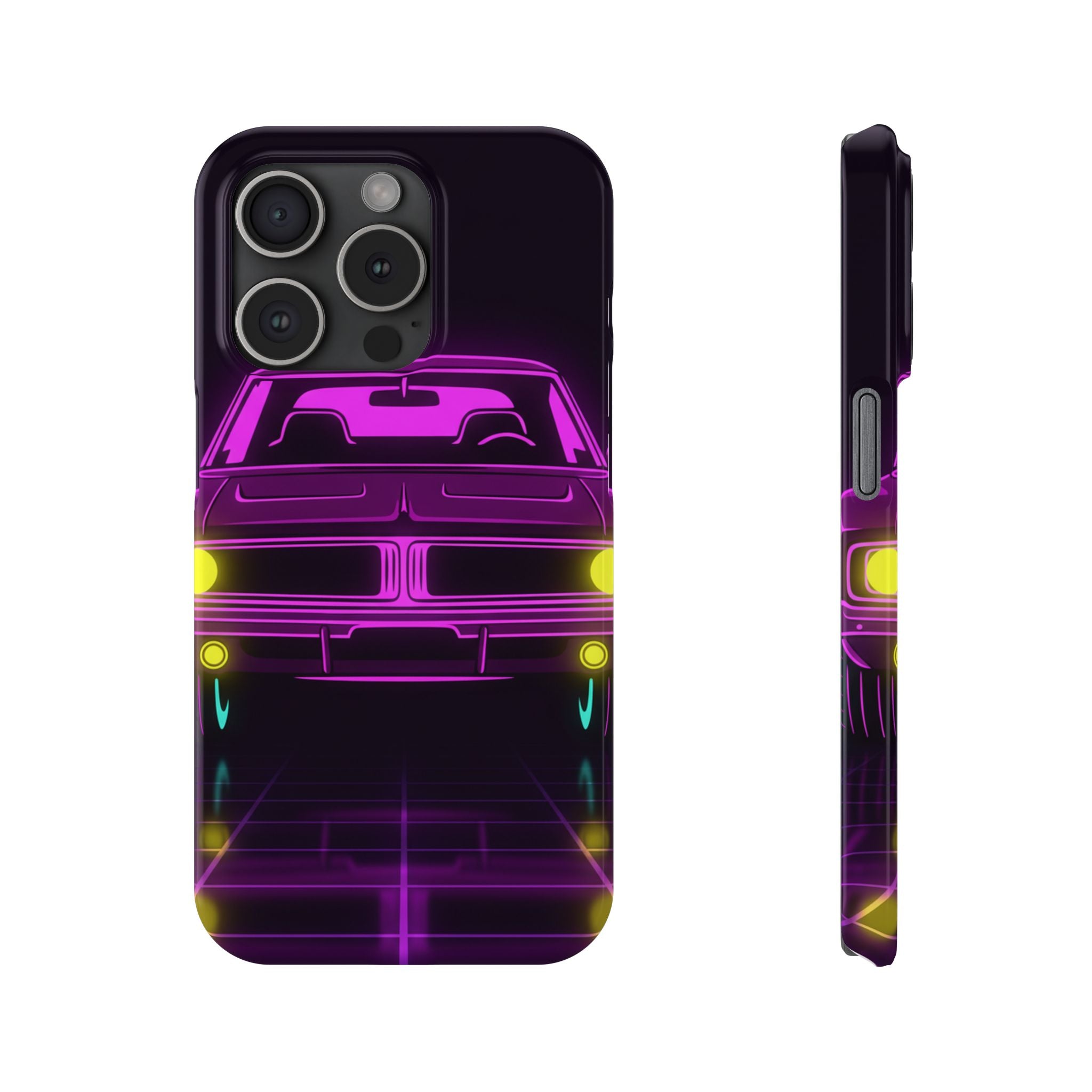 Dodge Charger R/T (1968-70) Resto-Mod Neon Synthwave Phone Case