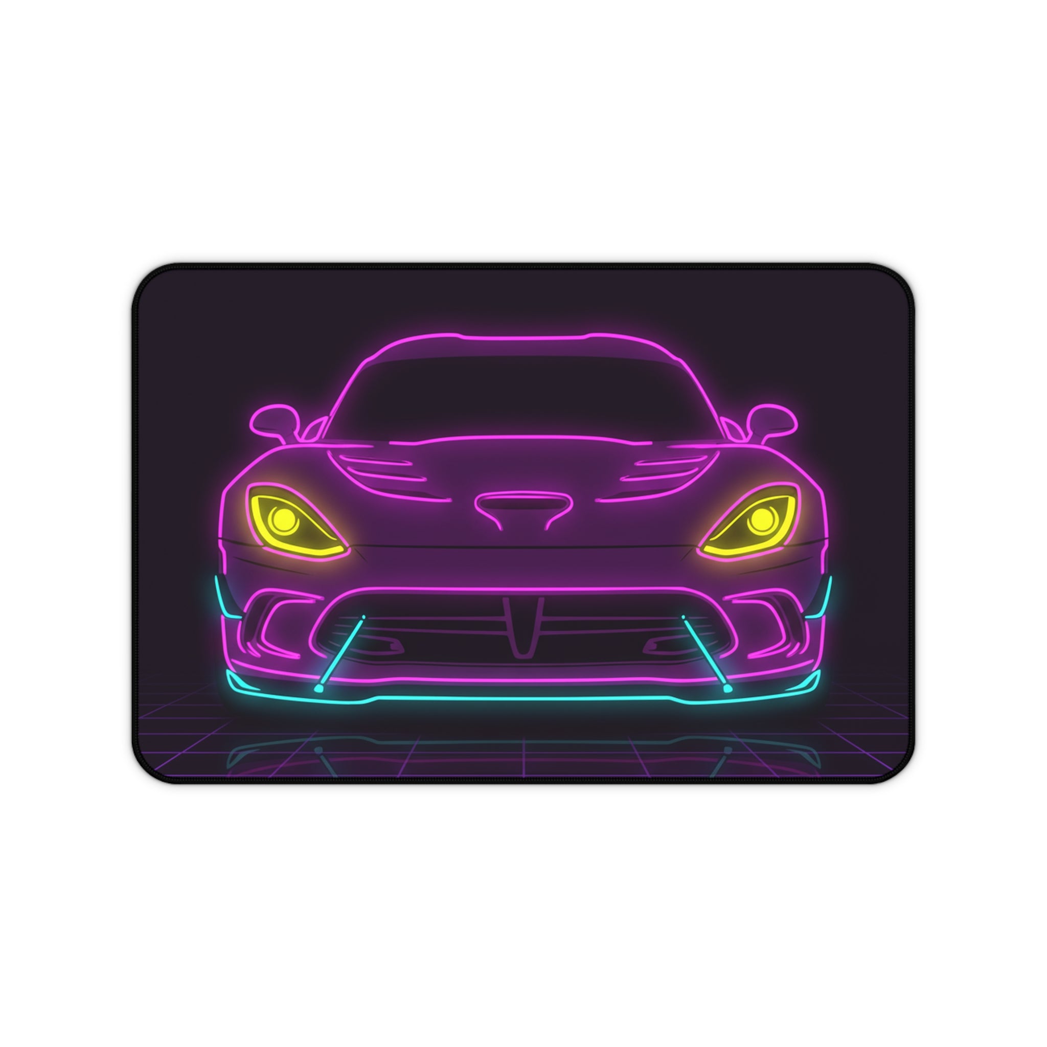 Dodge Viper (1992-17) Neon Synthwave Desk Mat