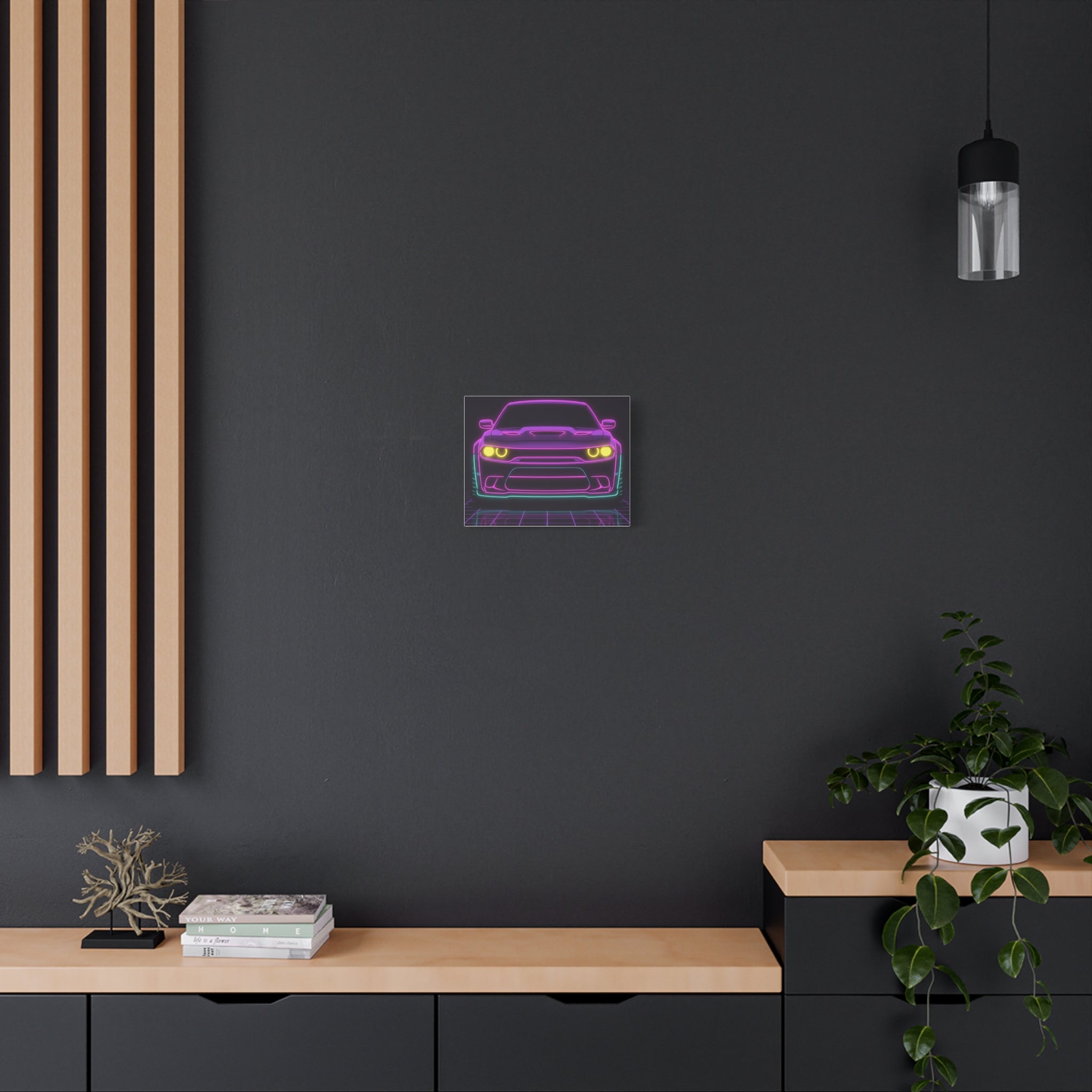 Dodge Challenger SRT Hellcat Canvas Wall Art