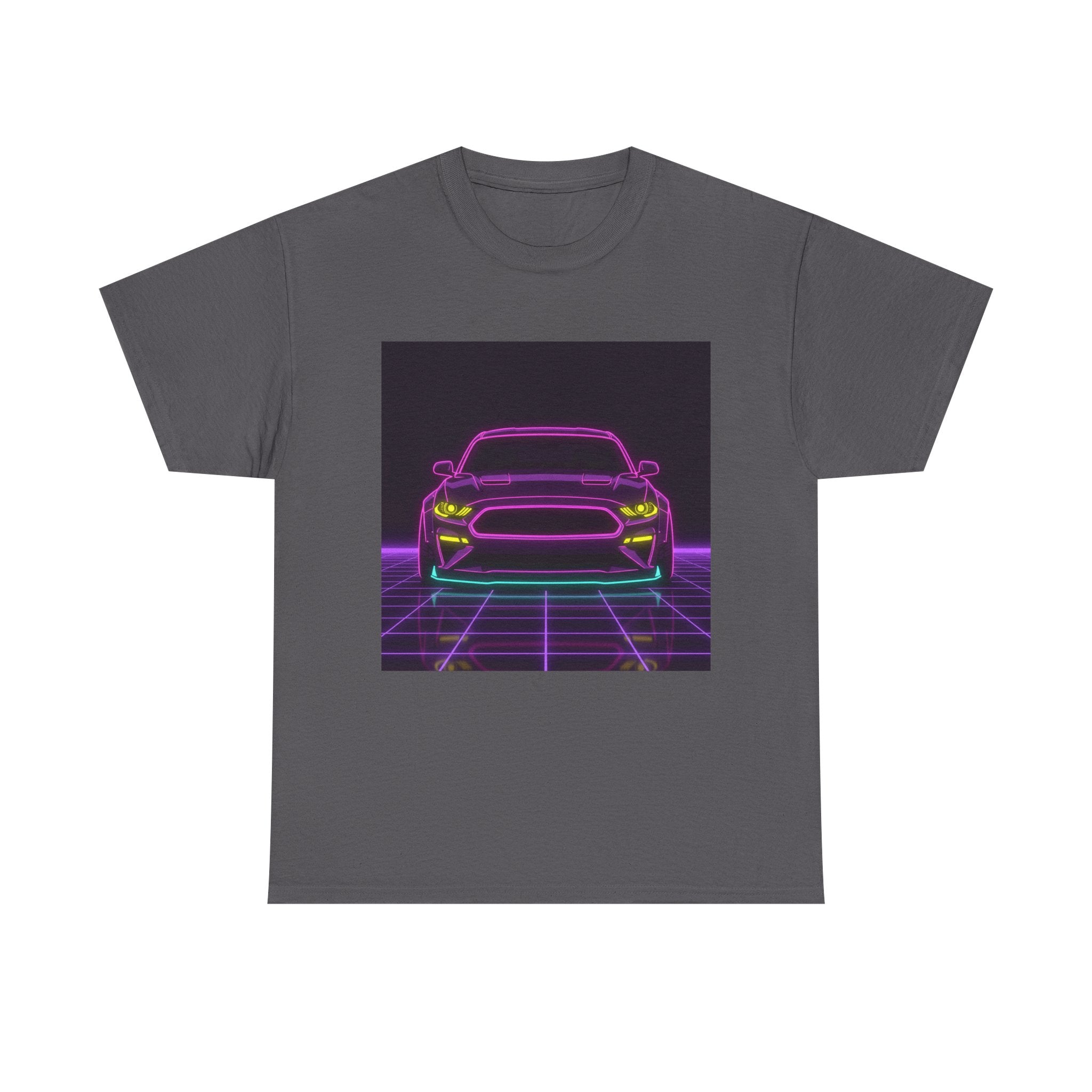Ford Mustang GT (S650) Neon Synthwave Unisex Tee