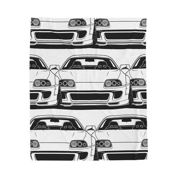 Toyota Supra MK4 Velveteen Plush Blanket