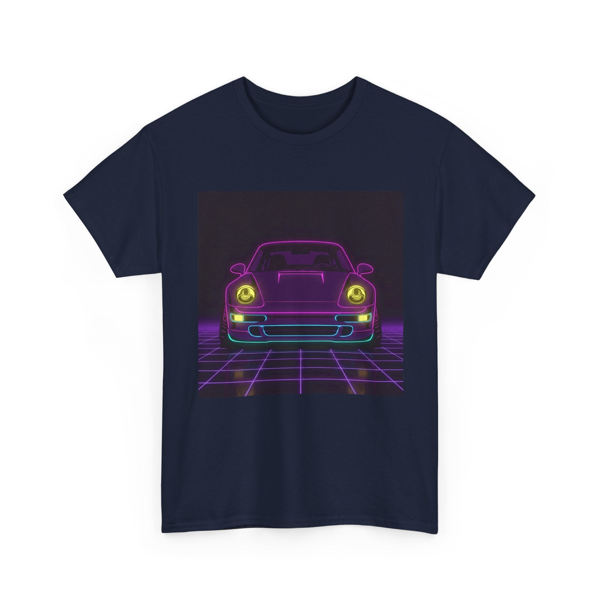 Porsche 911 (993) Neon Synthwave Unisex Tee