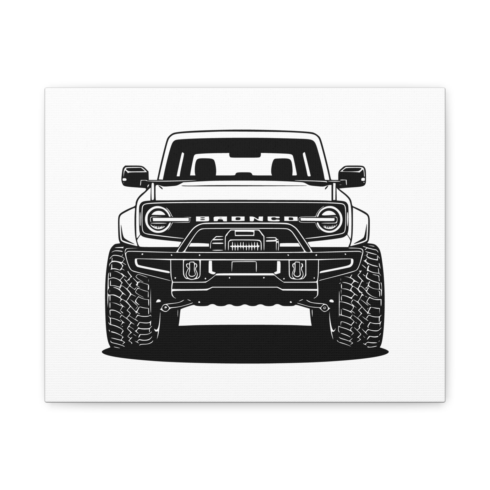 Ford Bronco (2021+) Canvas Wall Art