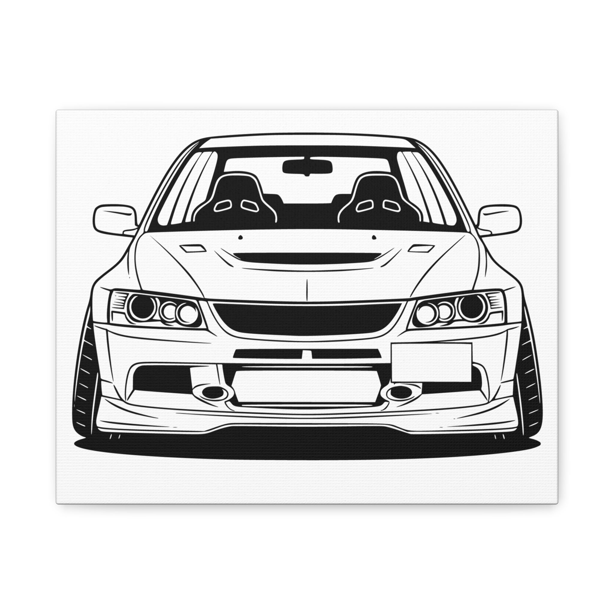 Mitsubishi Evo IX (2005-07) Canvas Wall Art