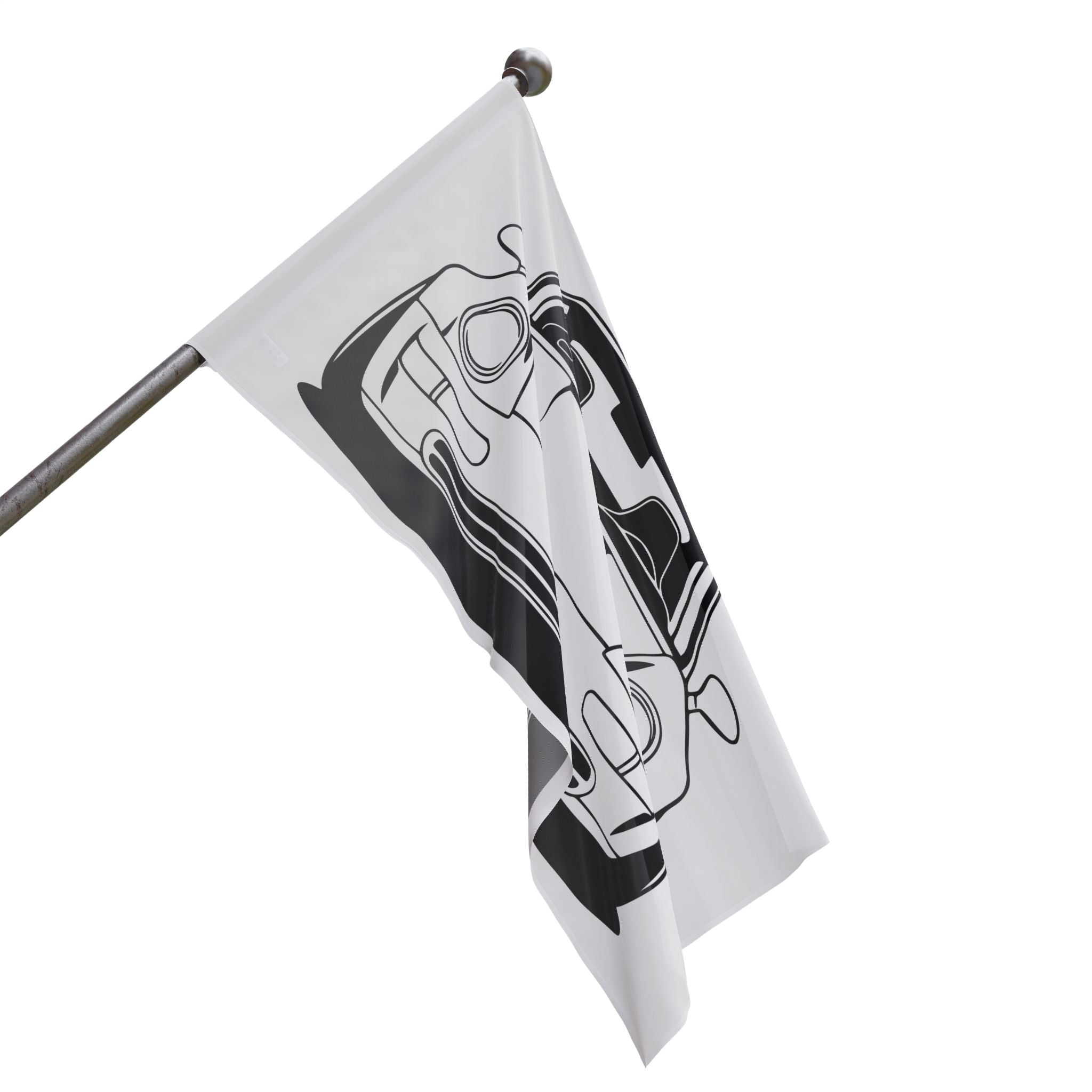 Porsche 964 Singer Garage Flag