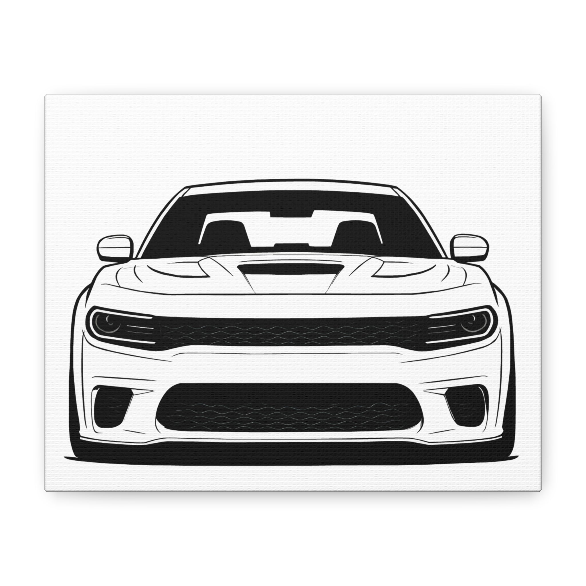 Dodge Charger SRT Hellcat Canvas Wall Art