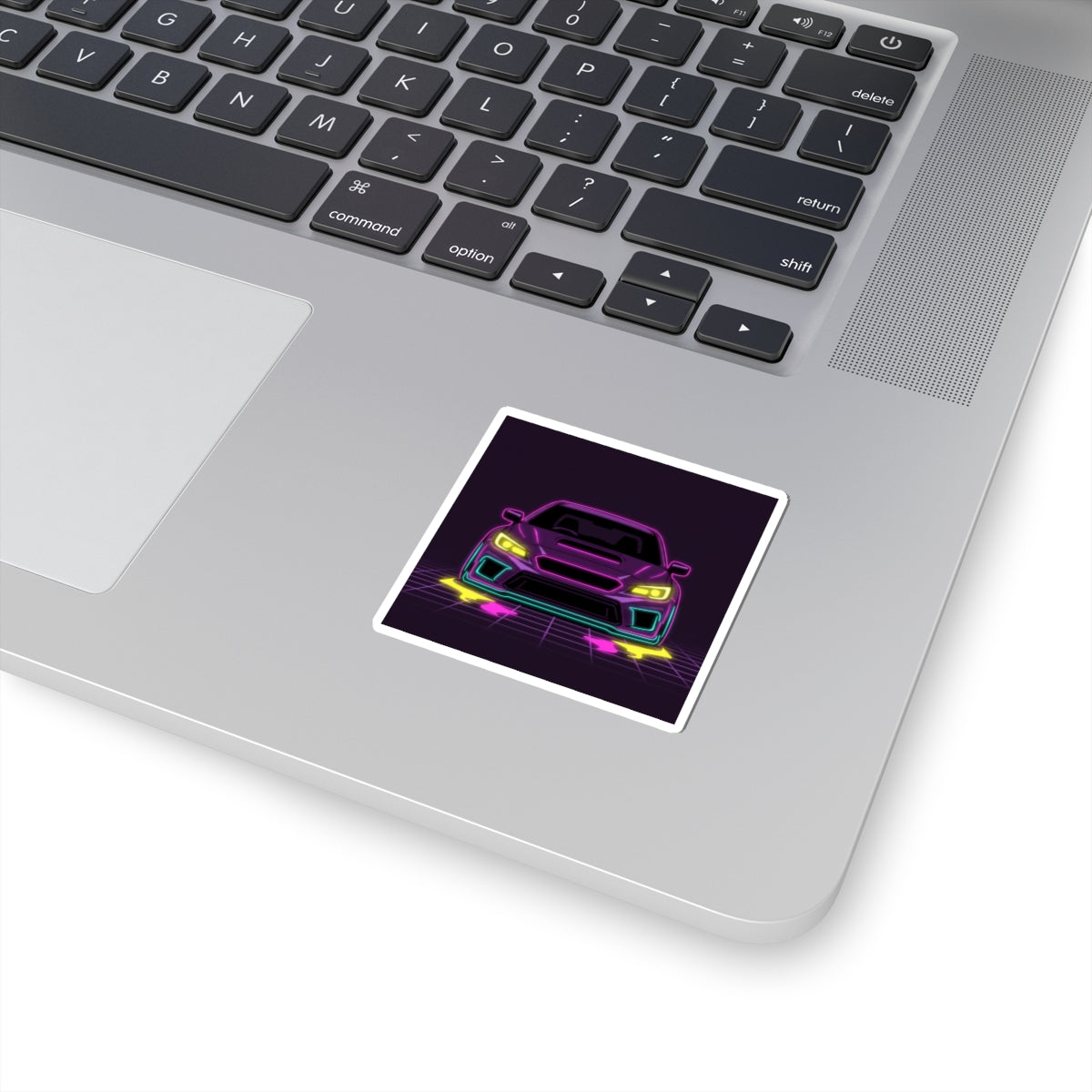 Subaru WRX STI Neon Synthwave Sticker