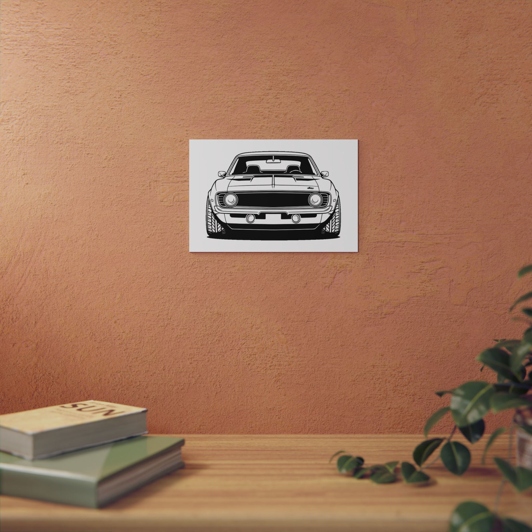 1969 Chevrolet Camaro SS Metal Wall Sign