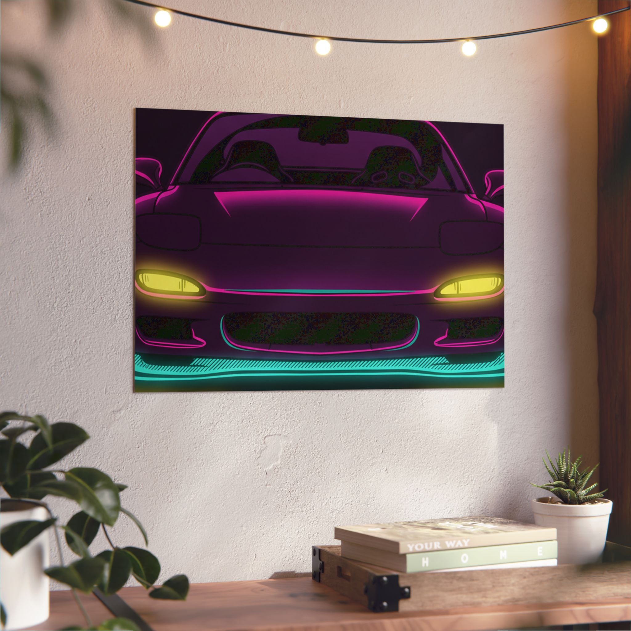 Mazda RX-7 FD Metal Wall Sign
