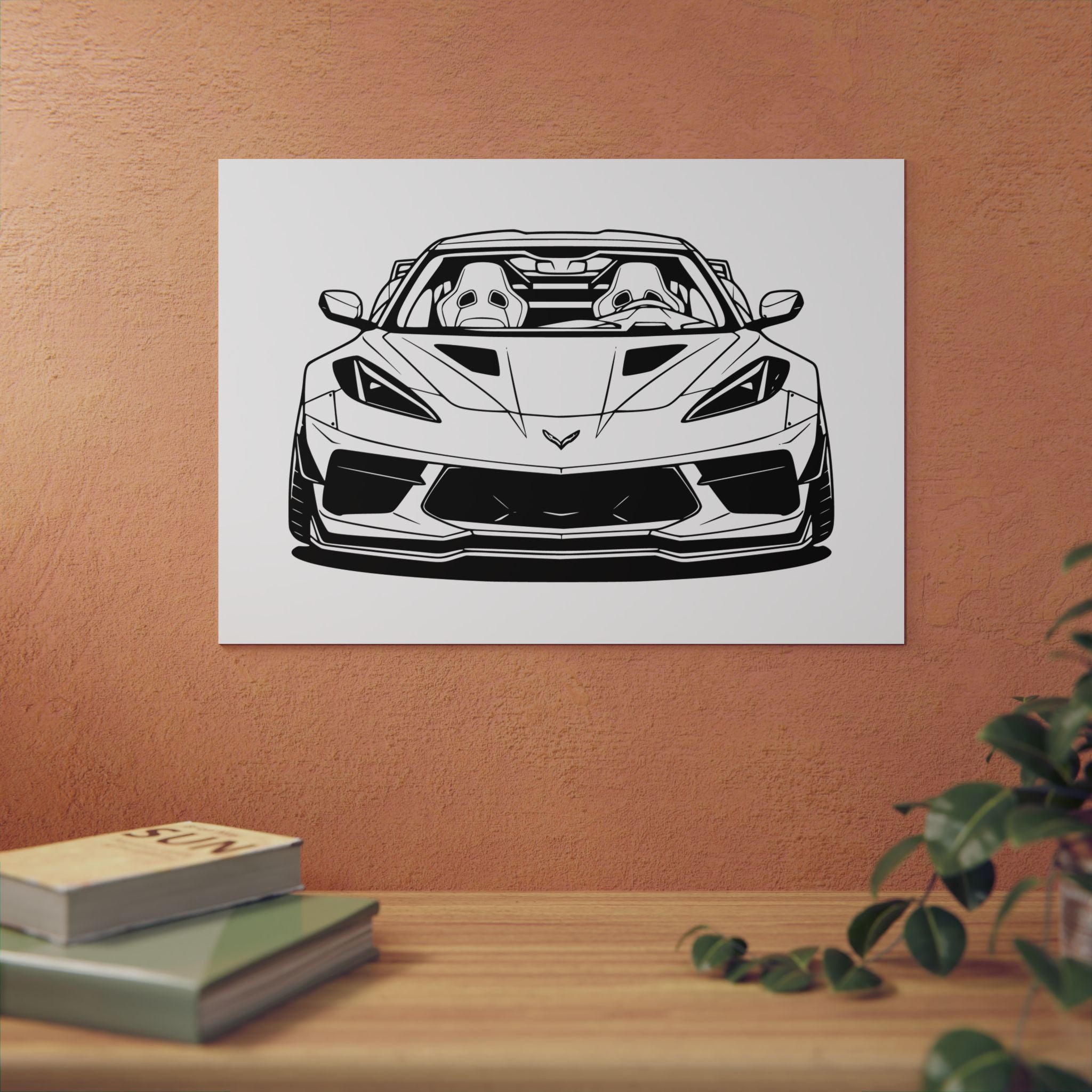Corvette C8 (2020+) Metal Wall Sign