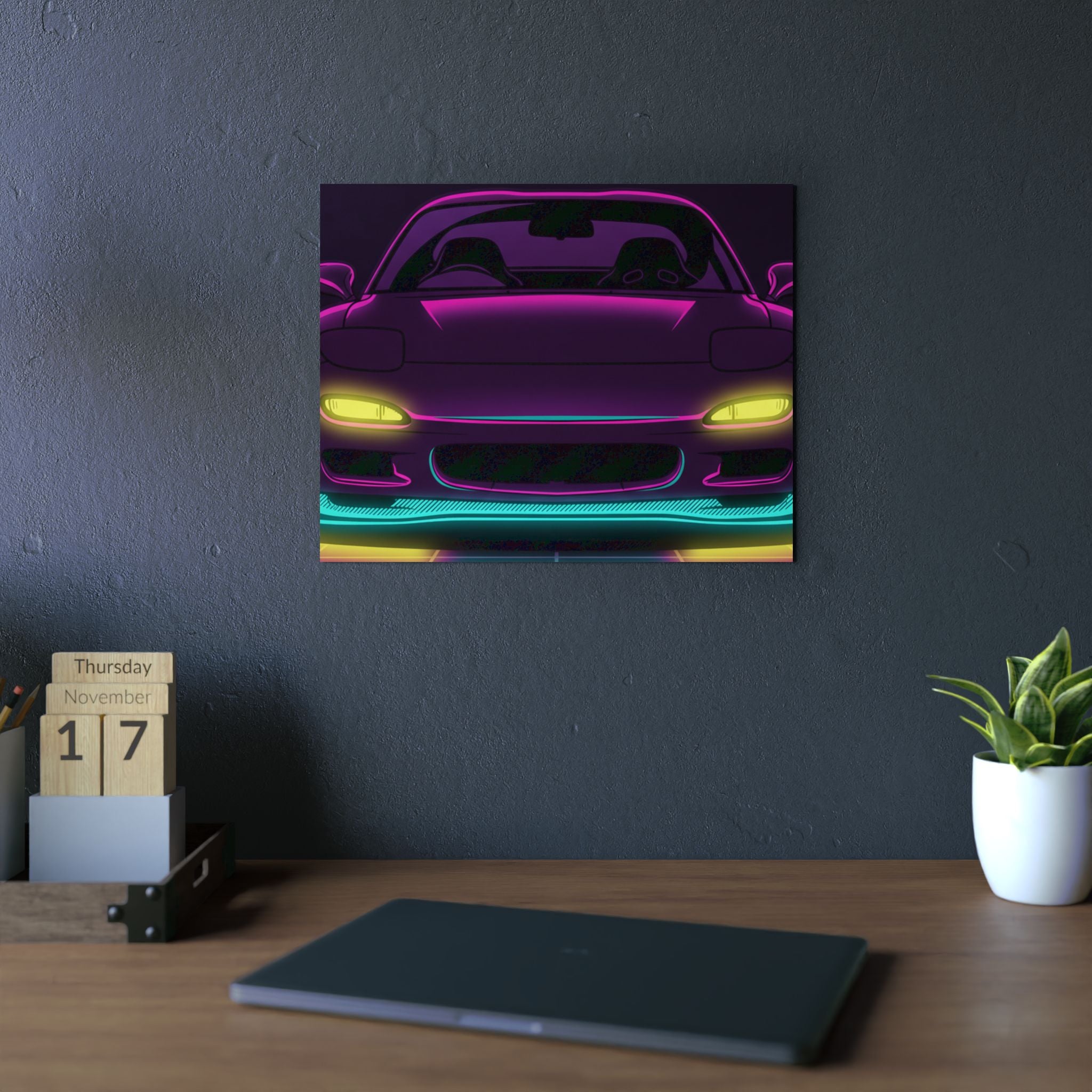 Mazda RX-7 FD Metal Wall Sign