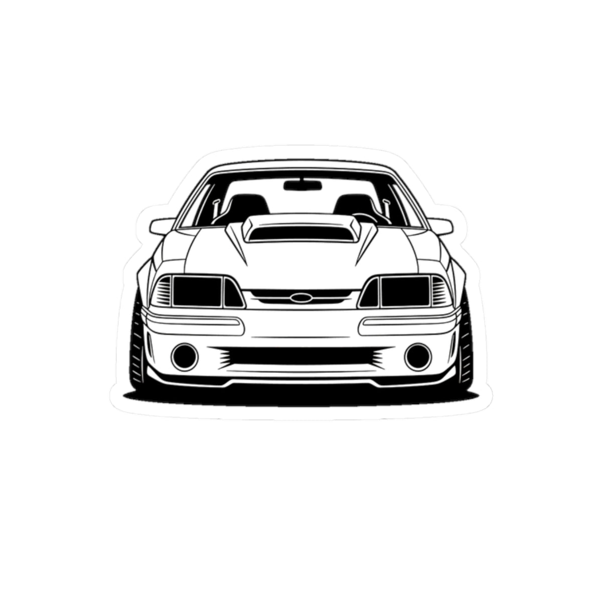 Ford Mustang Fox Body GT Sticker