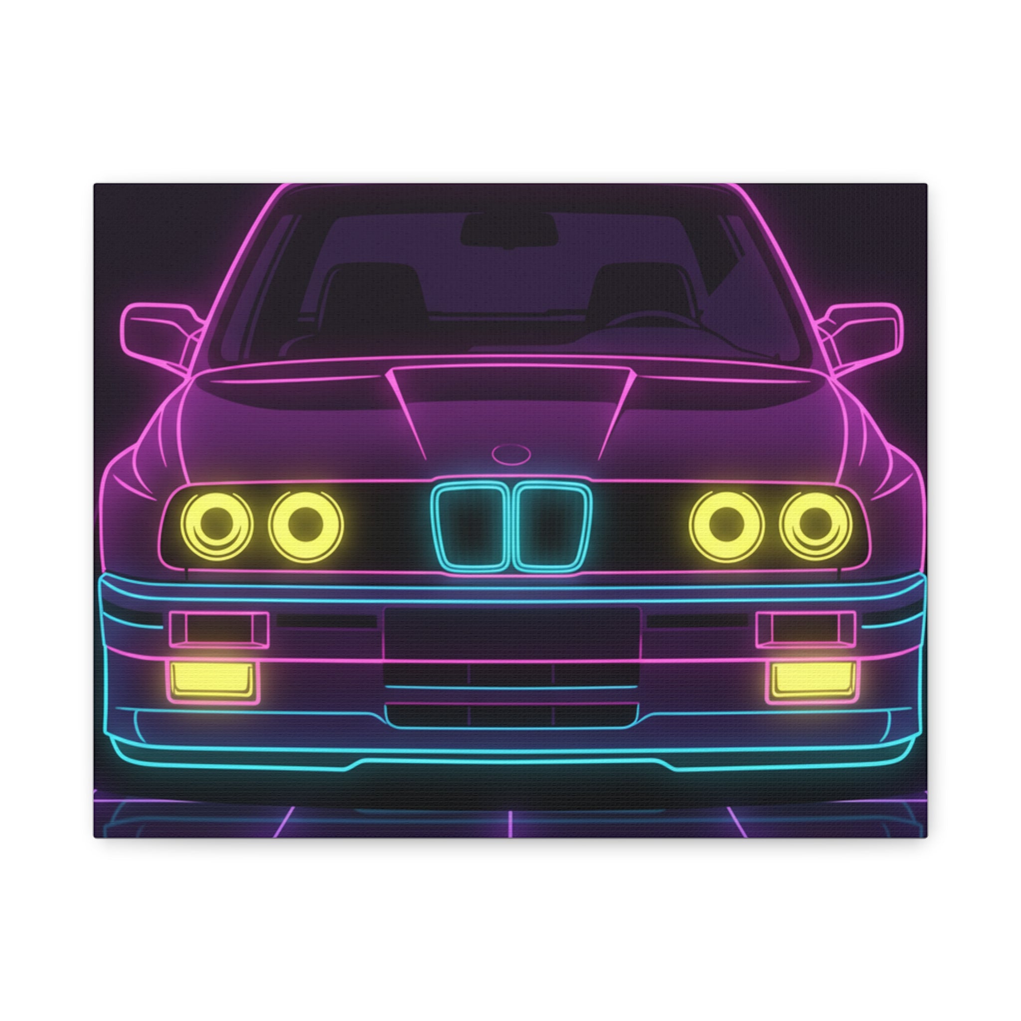 BMW E30 Canvas Wall Art