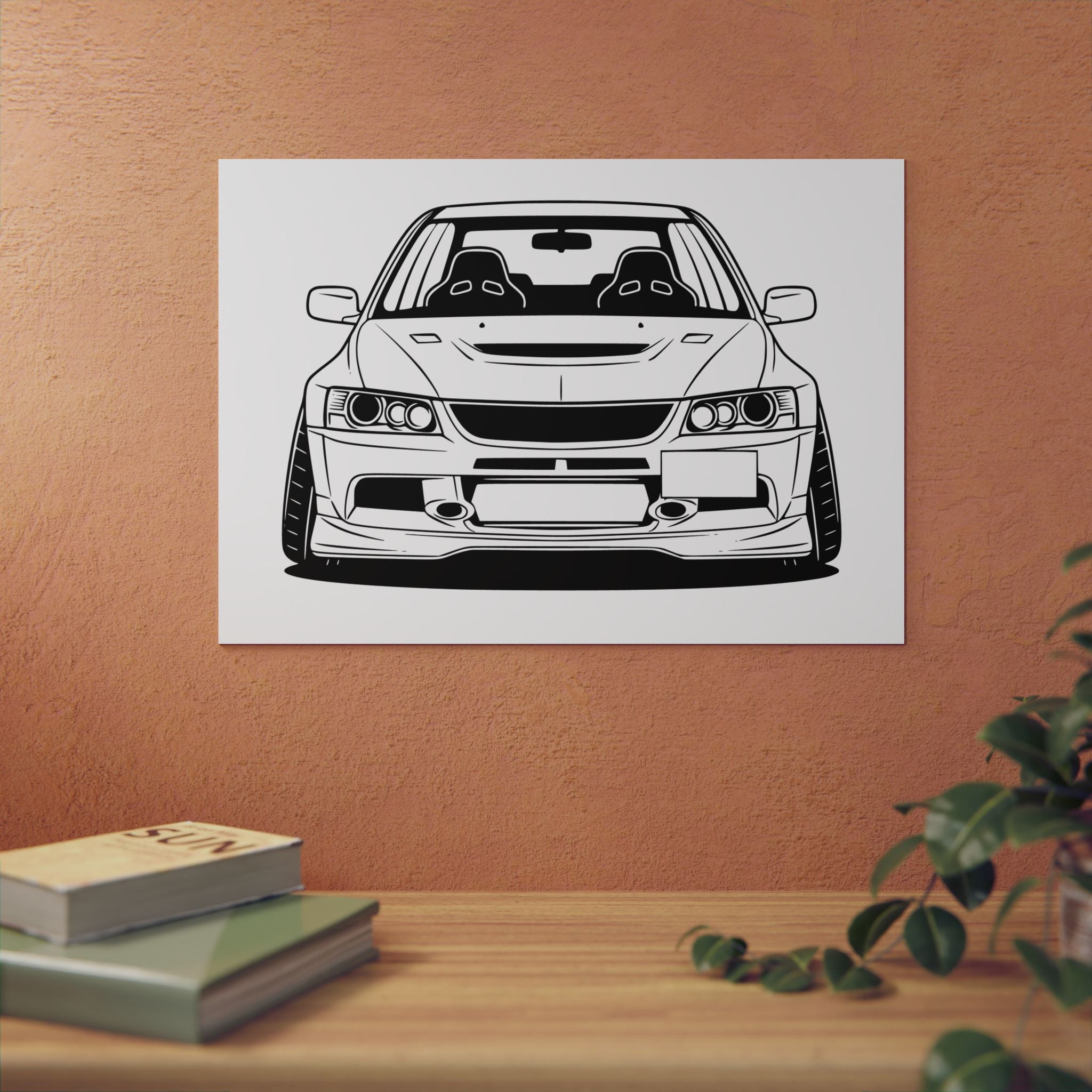 Mitsubishi Evo IX (2005-07) Metal Wall Sign