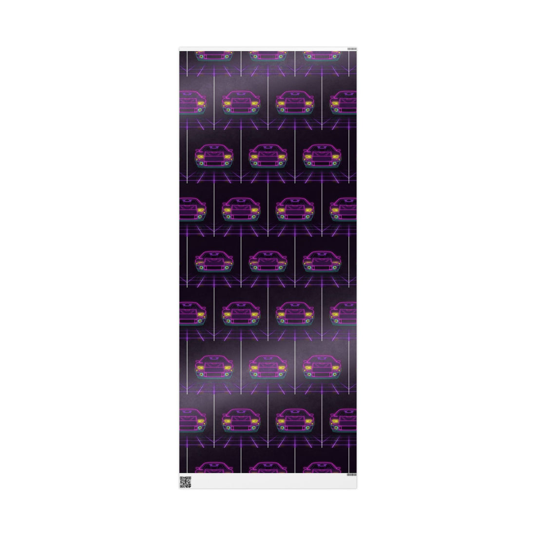 Ford GT40 (1964-69) Neon Synthwave Gift Wrapping Paper