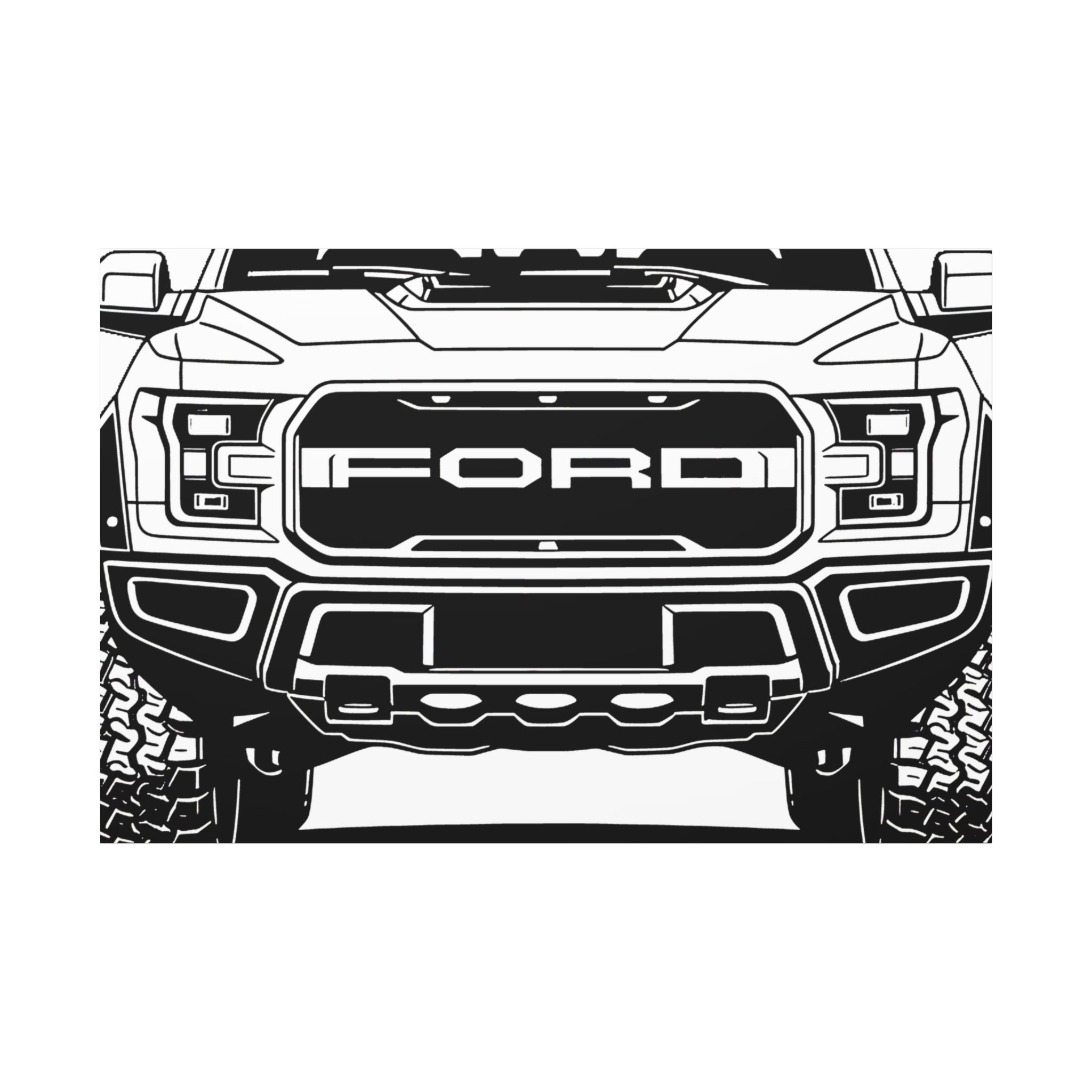 Ford F-150 Raptor Gen 2 Canvas Wall Art