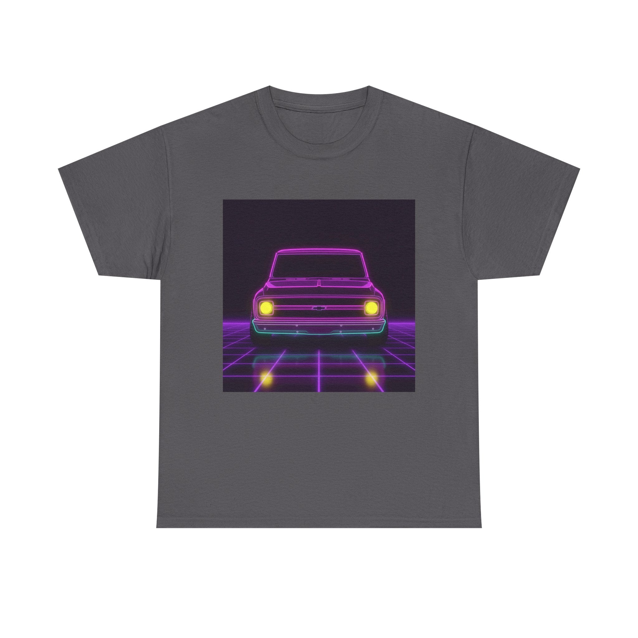 Chevy C10 Pickup (1967-72) Pro-Touring Neon Synthwave Unisex Tee