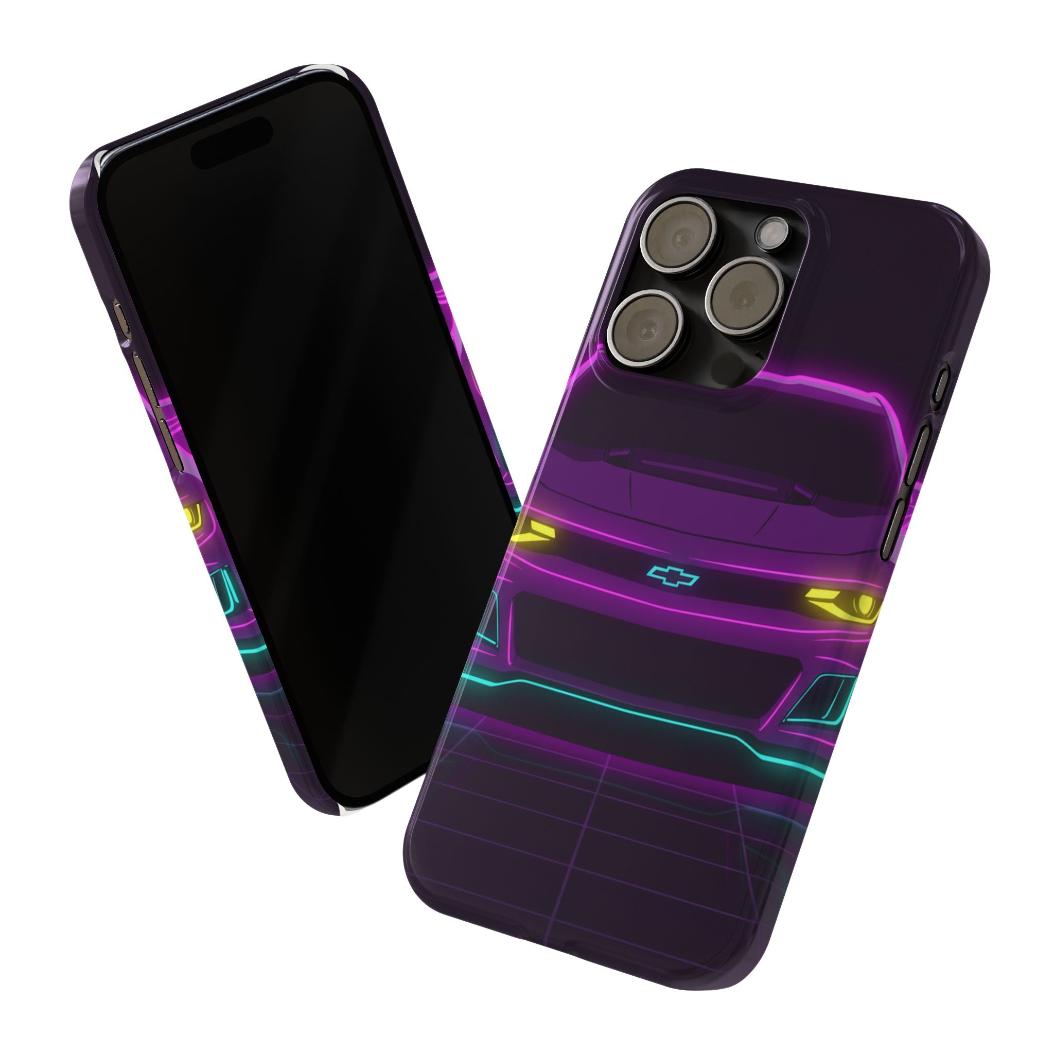 Chevrolet Camaro ZL1 Neon Synthwave Phone Case