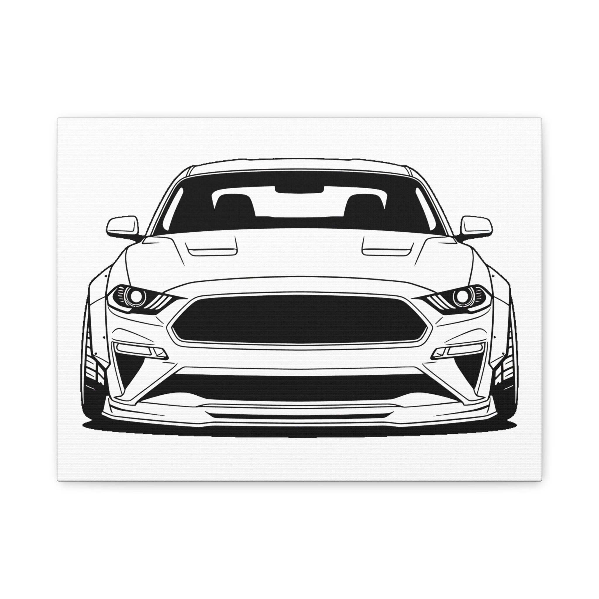 Ford Mustang GT (S650) Canvas Wall Art