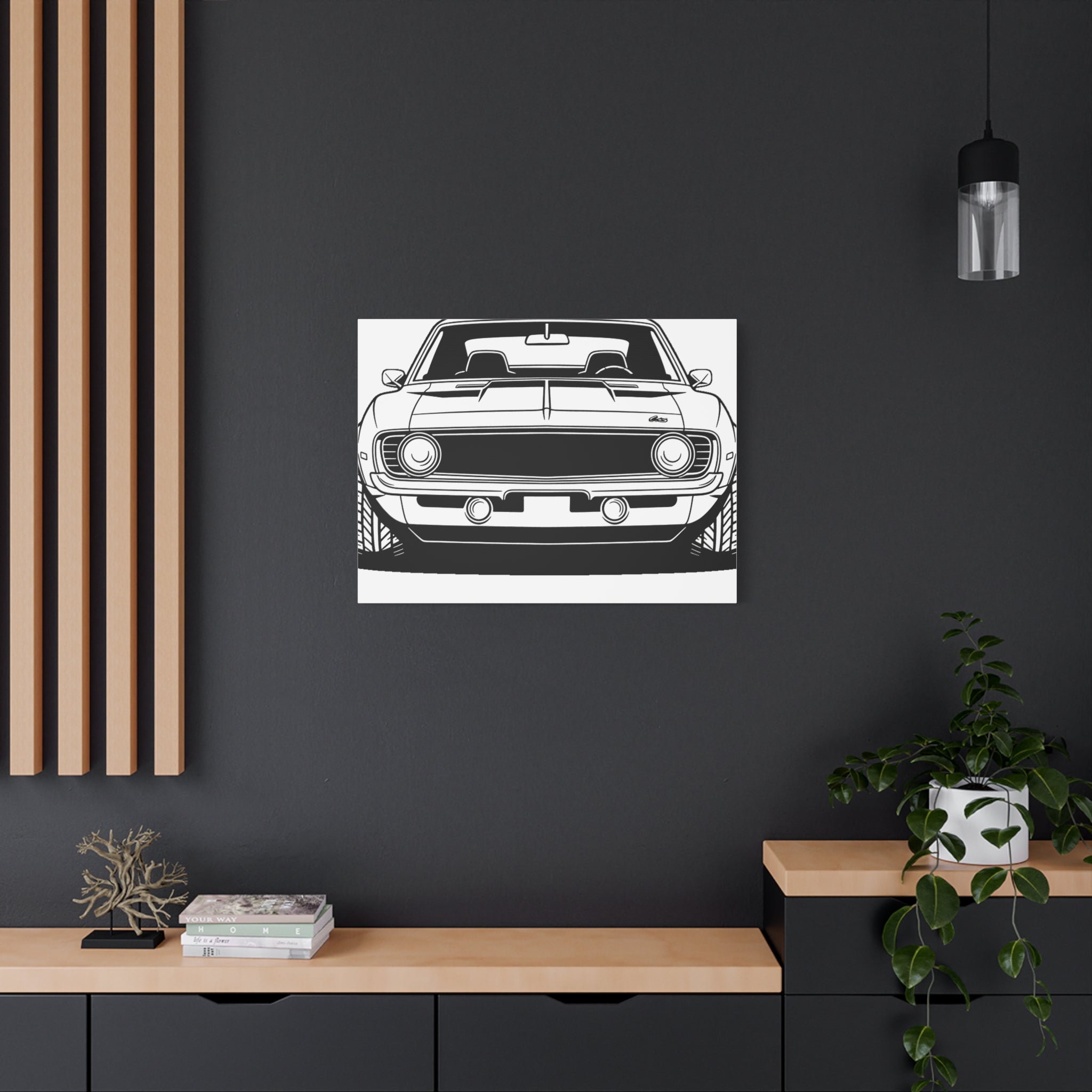 1969 Chevrolet Camaro SS Canvas Wall Art