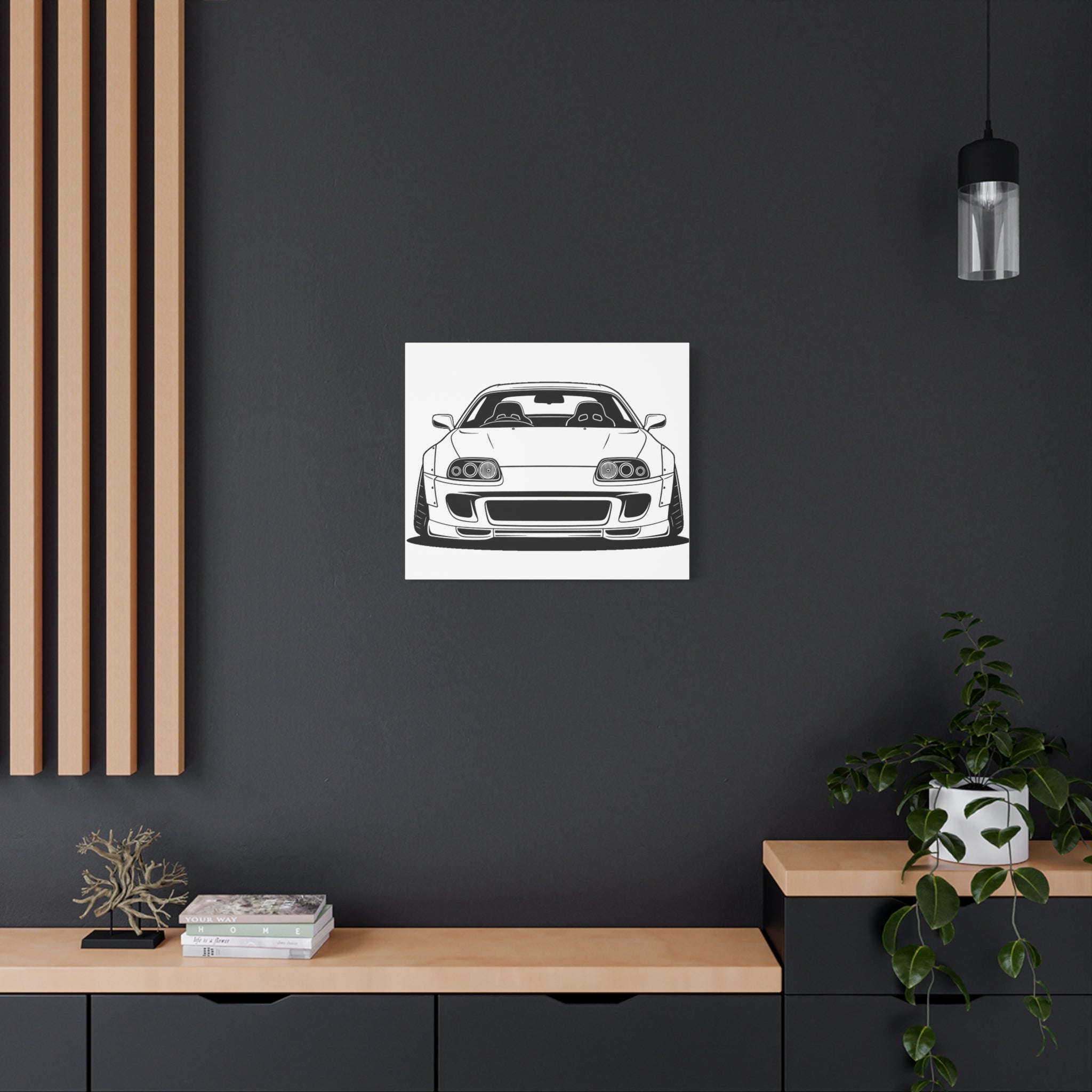 Toyota Supra MK4 Canvas Wall Art