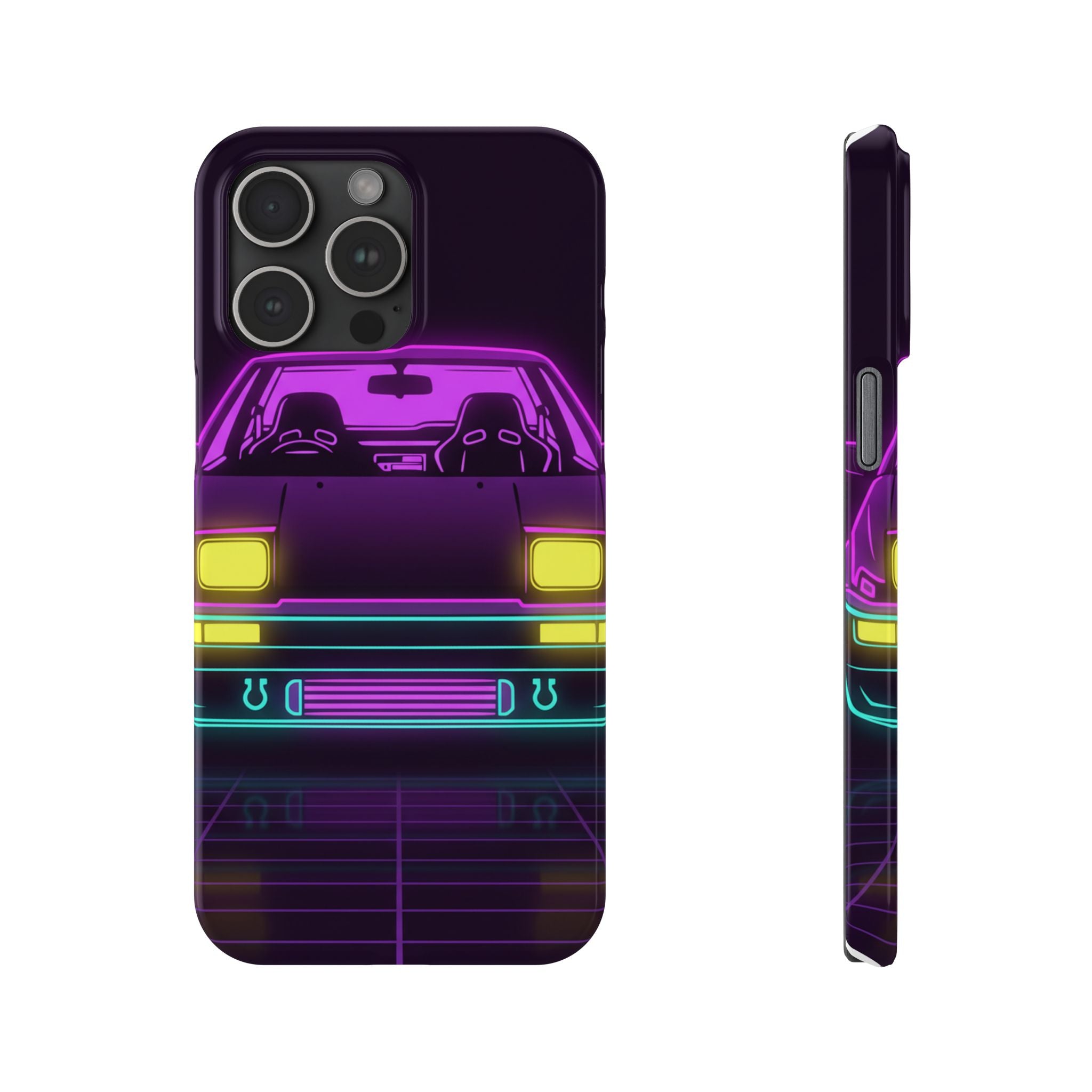 Toyota AE86 (1983-87) Neon Synthwave Phone Case