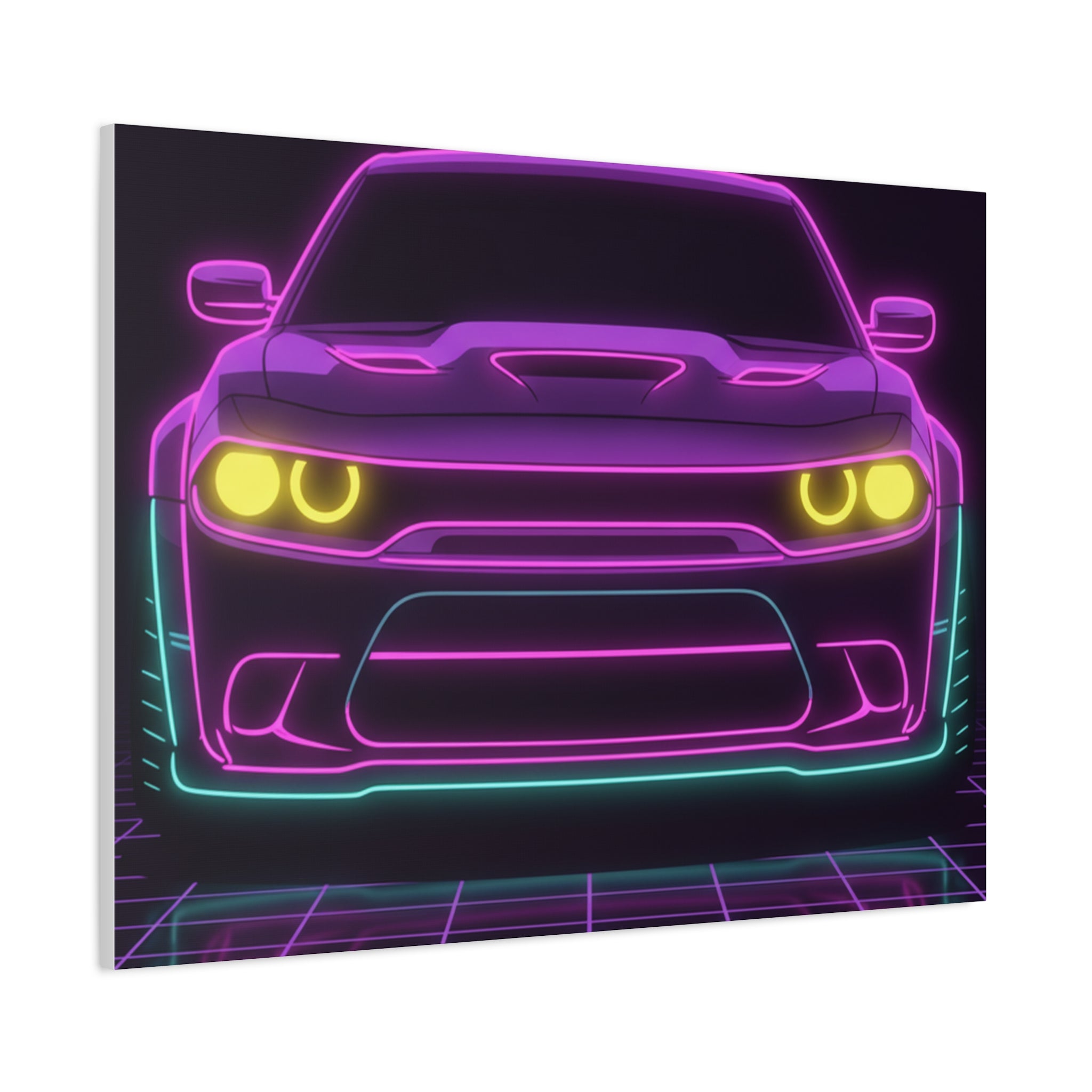 Dodge Challenger SRT Hellcat Canvas Wall Art