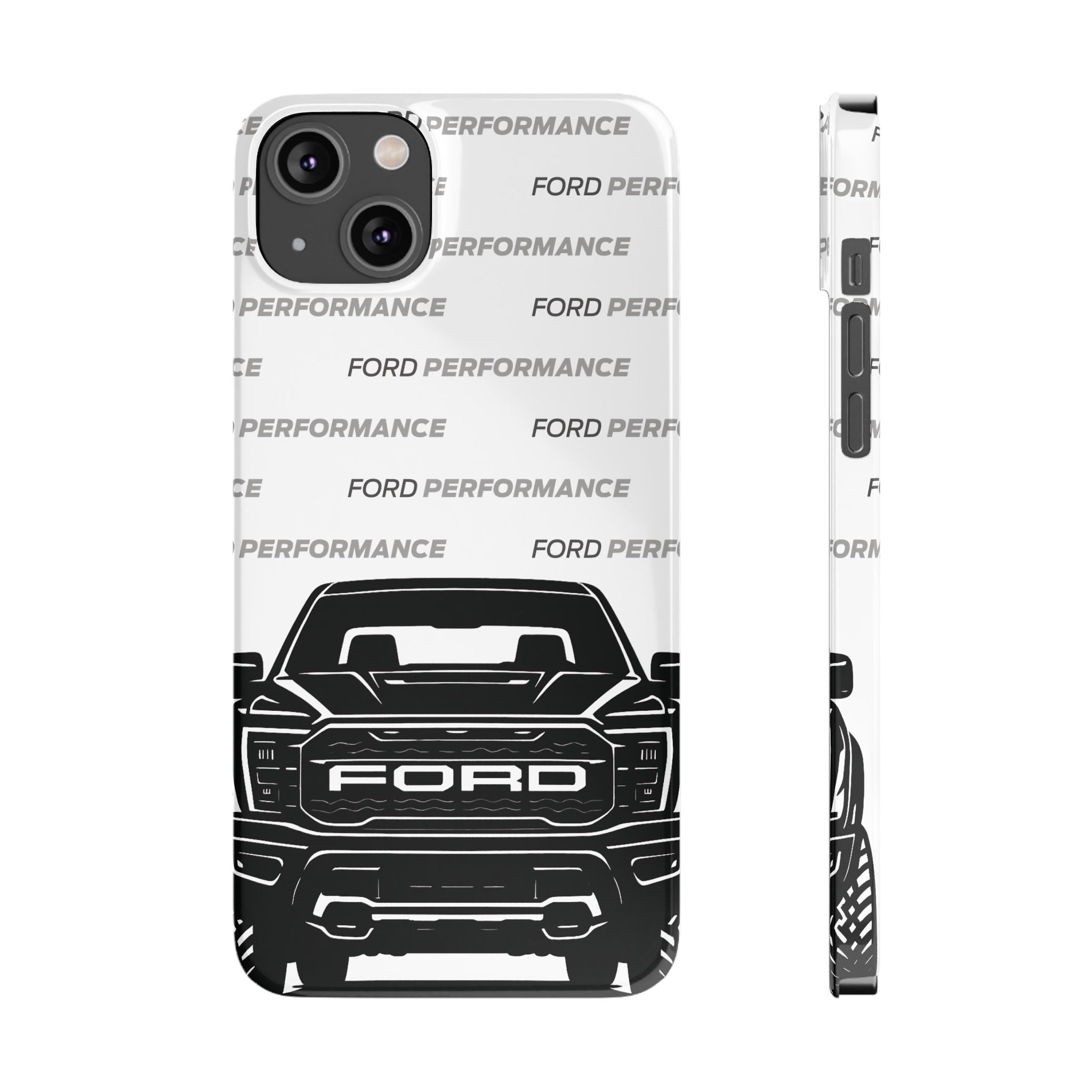Ford Raptor (Gen 3) Slim Phone Case Greyscale