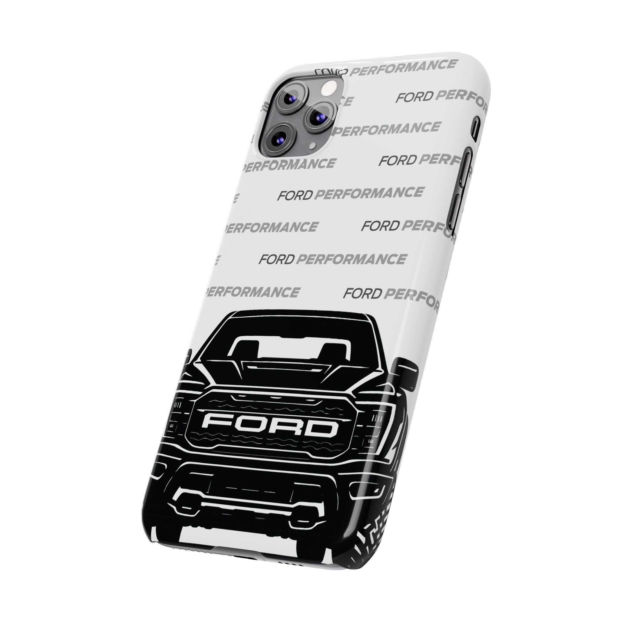 Ford Raptor (Gen 3) Slim Phone Case Greyscale
