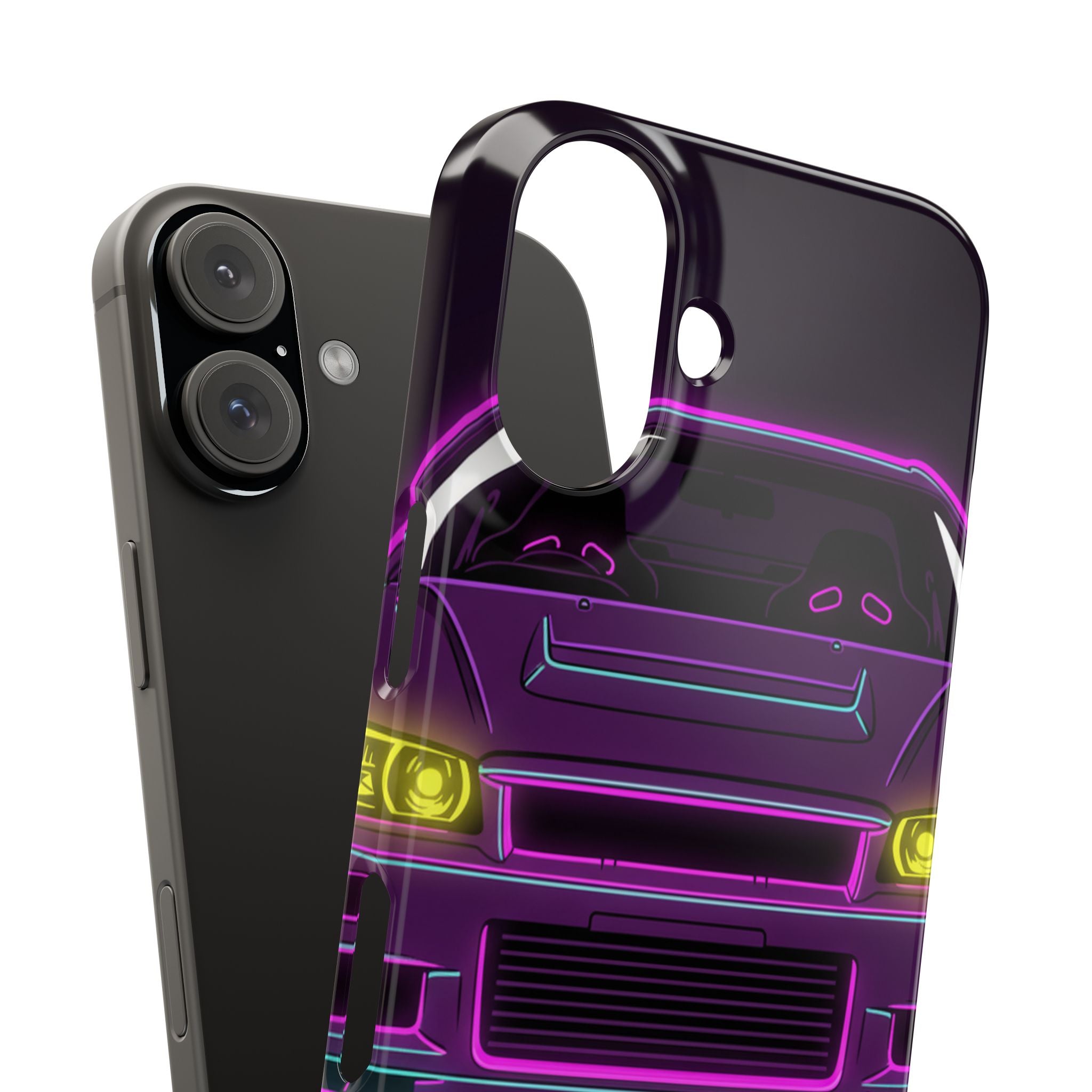Nissan GT-R Neon Synthwave Phone Case