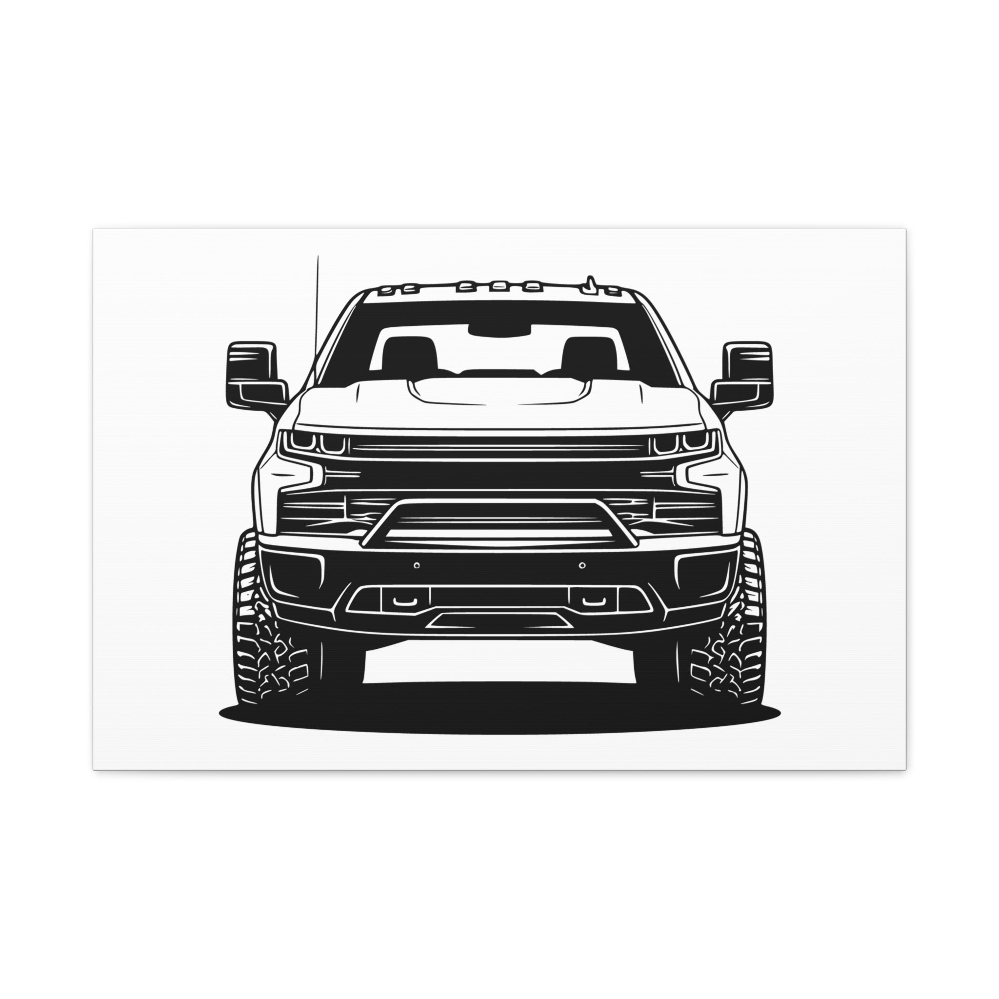 Chevy Silverado Trail Boss (2019+) Canvas Wall Art
