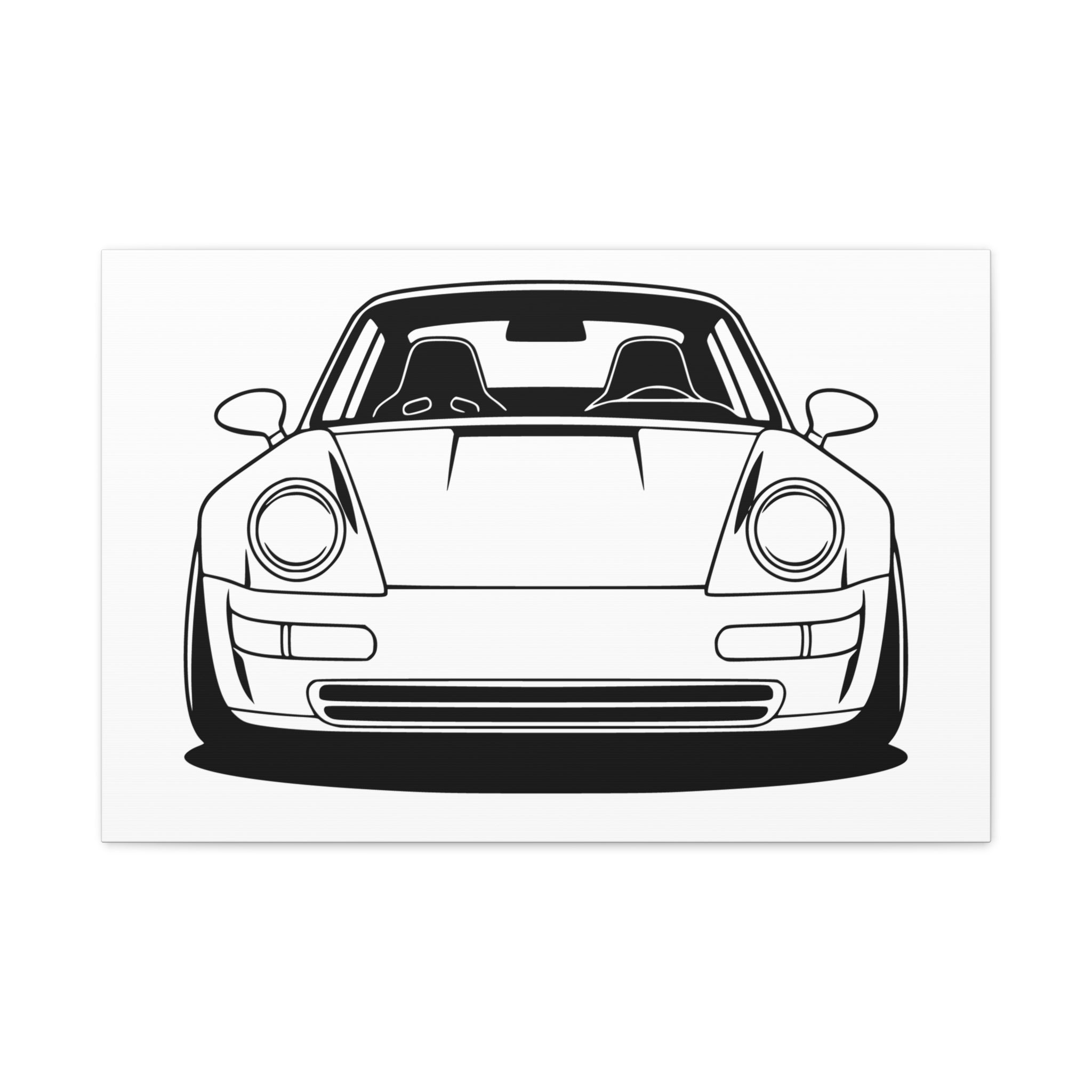 Porsche 964 Singer Canvas Wall Art