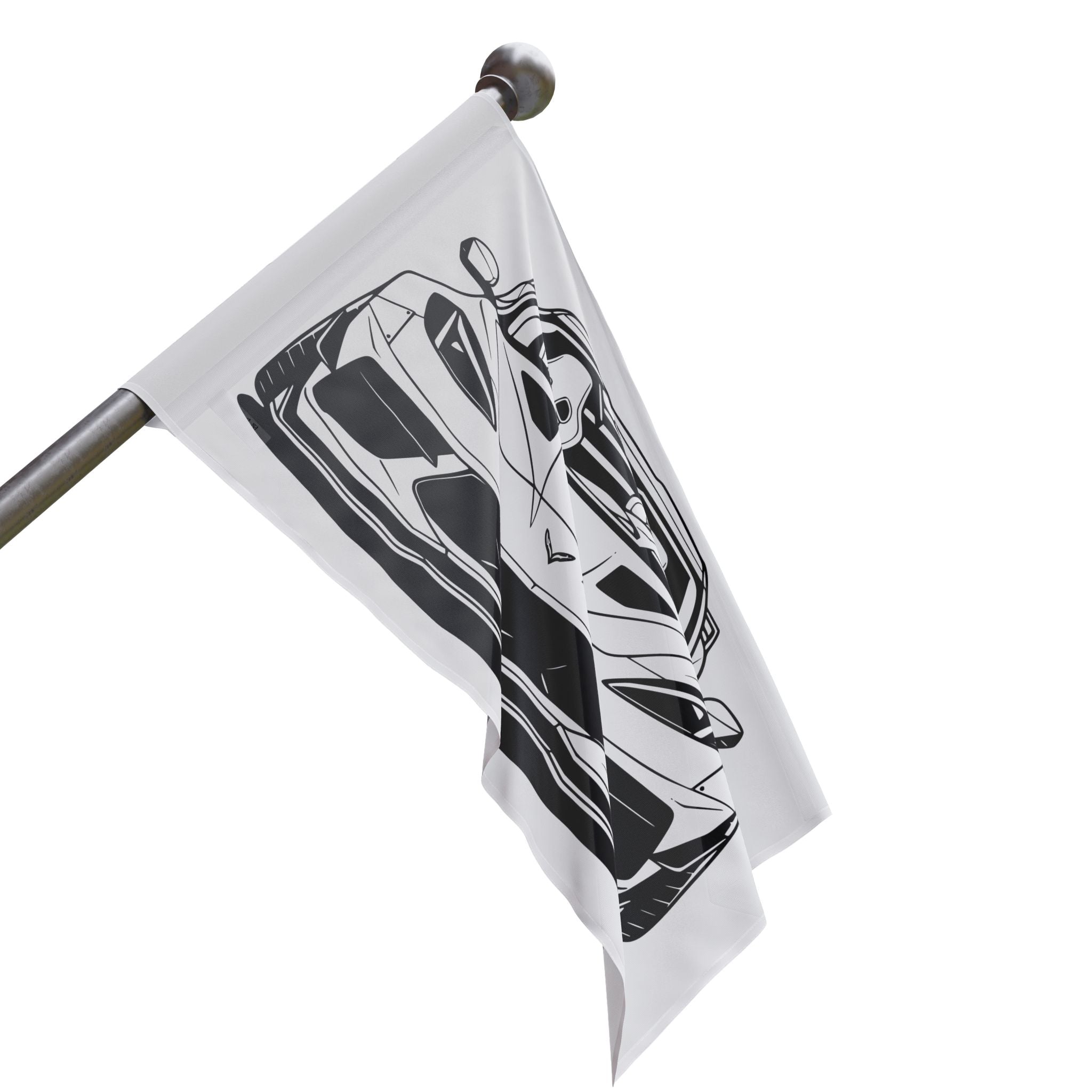 Corvette C8 (2020+) Garage Flag