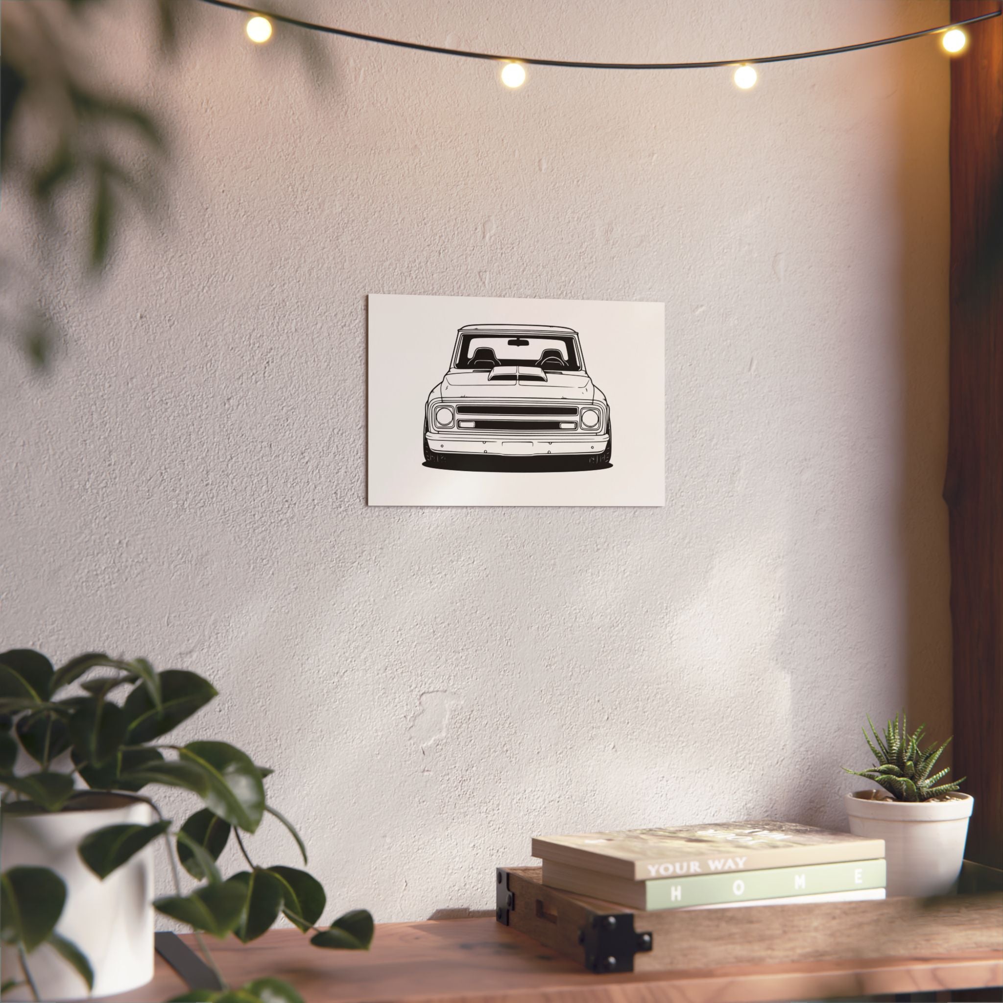 Chevy C10 Pickup (1967-72) Metal Wall Sign