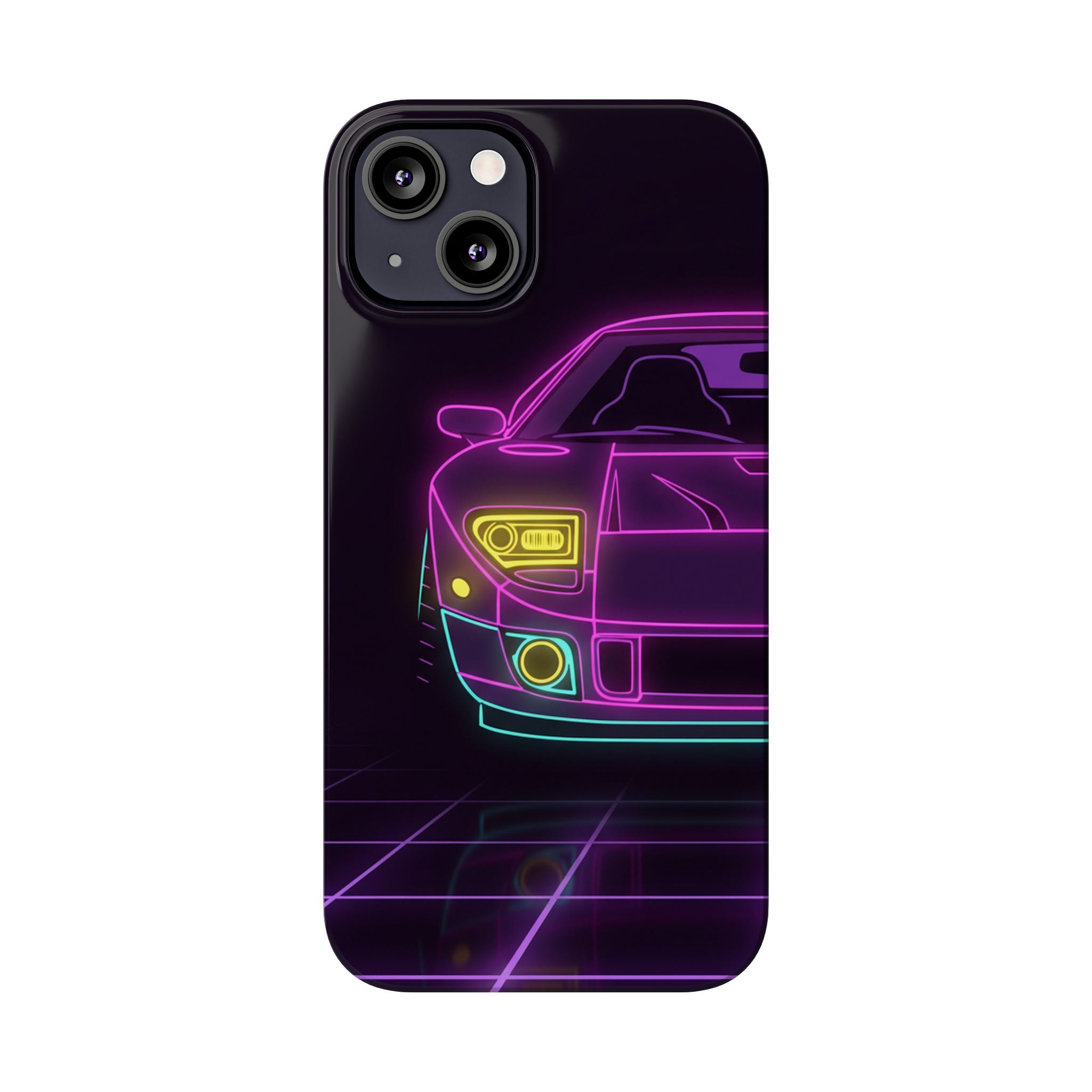 Ford GT40 (1964-69) Neon Synthwave Phone Case