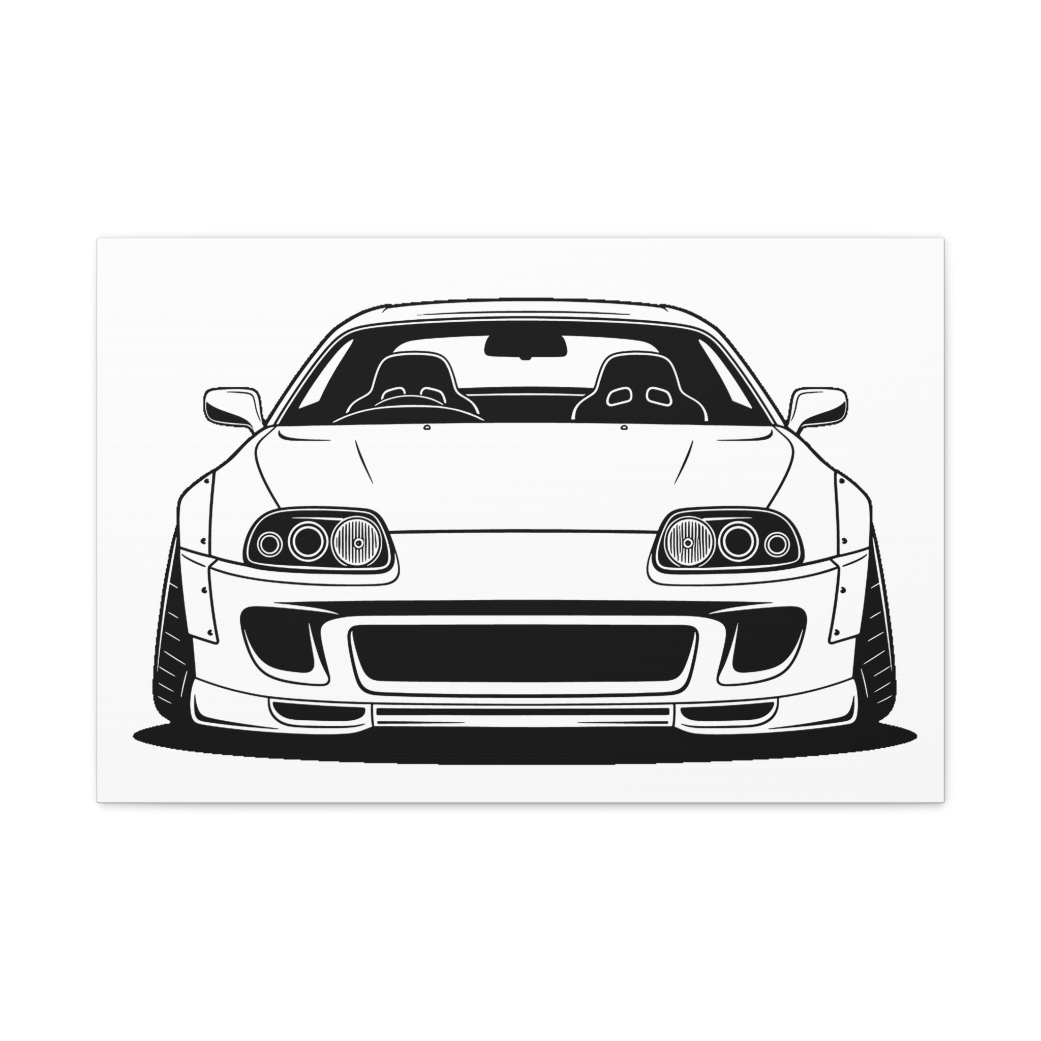 Toyota Supra MK4 Canvas Wall Art