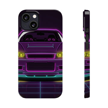 Nissan GT-R Neon Synthwave Phone Case