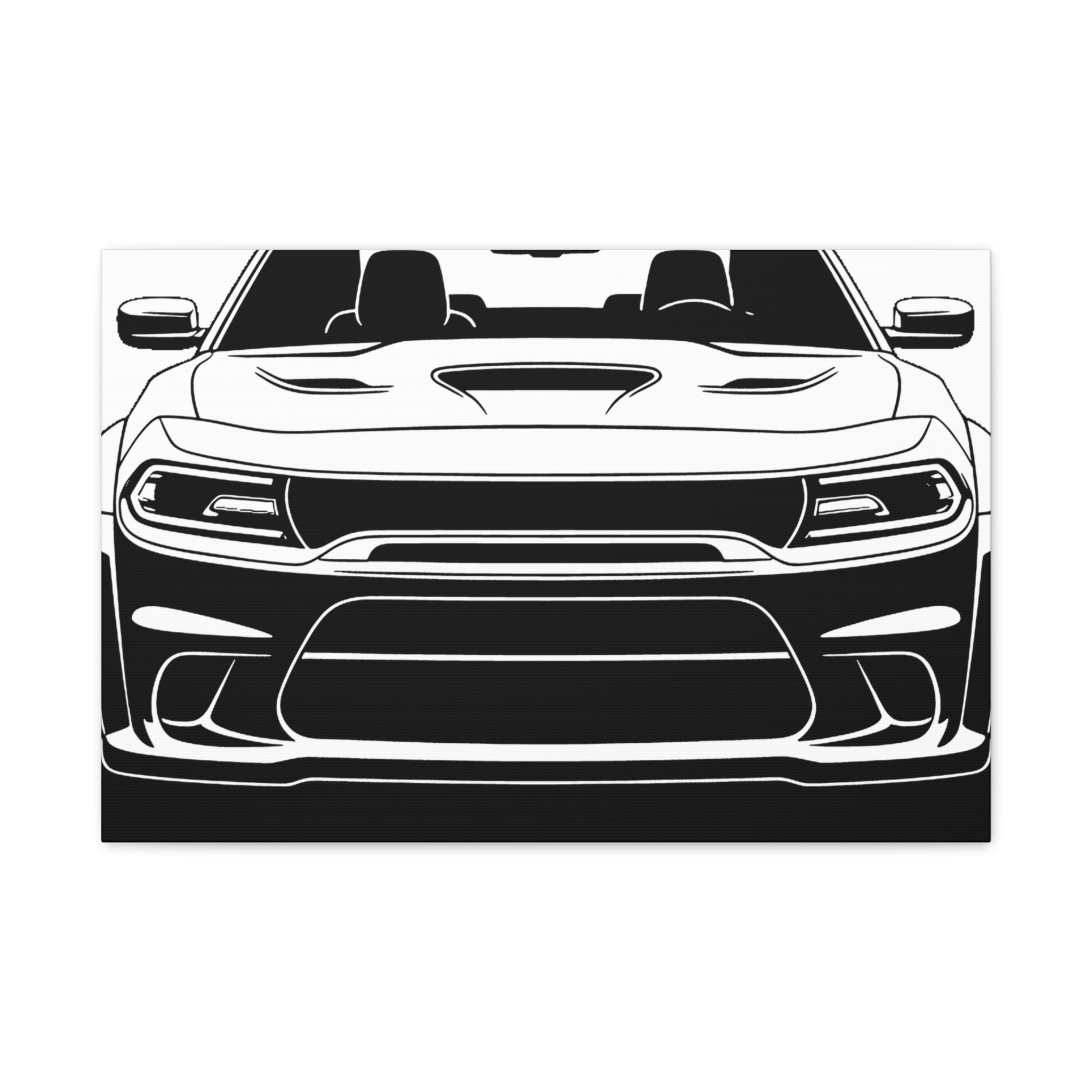 Dodge Challenger SRT Hellcat Canvas Wall Art