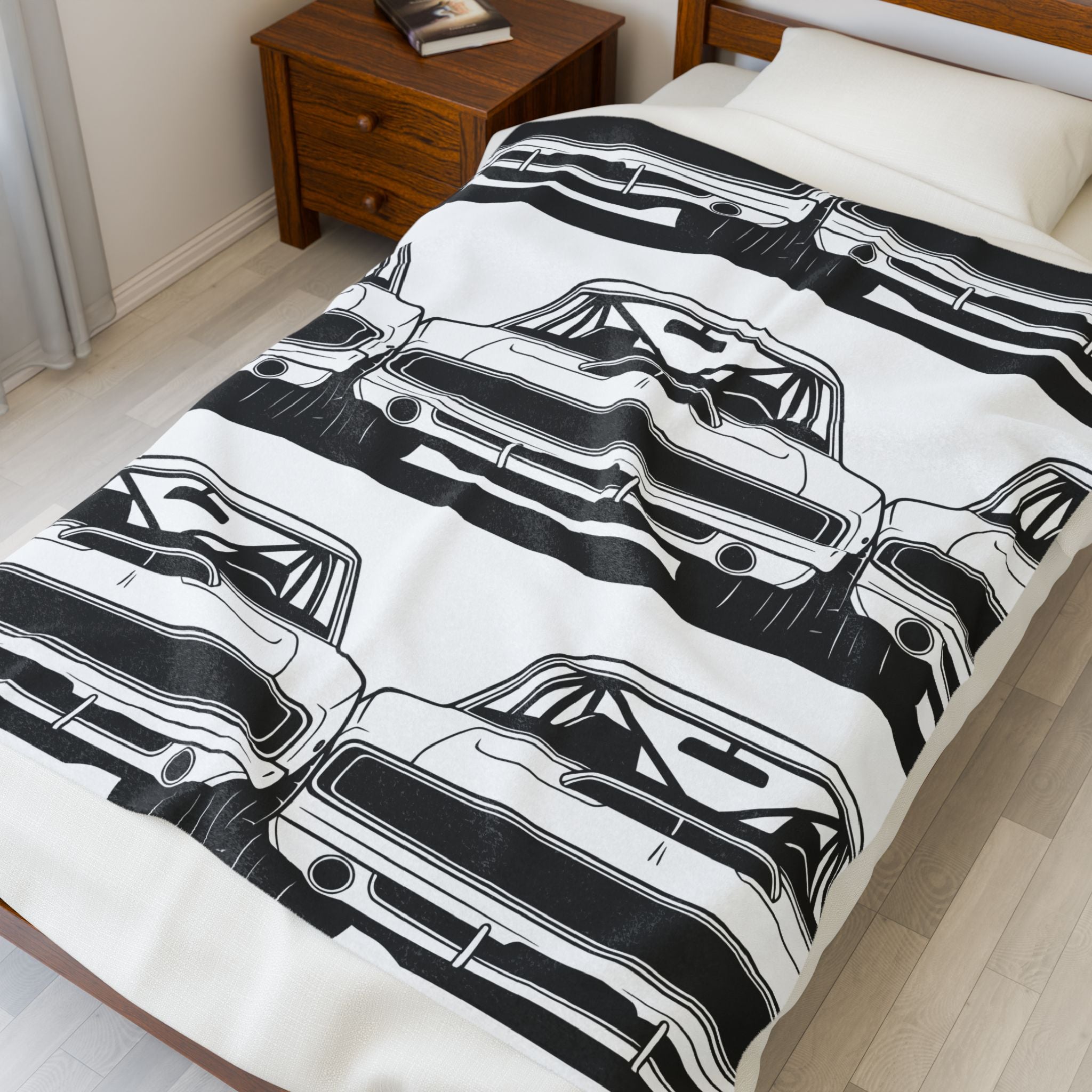 Dodge Charger R/T (1968-70) Velveteen Plush Blanket